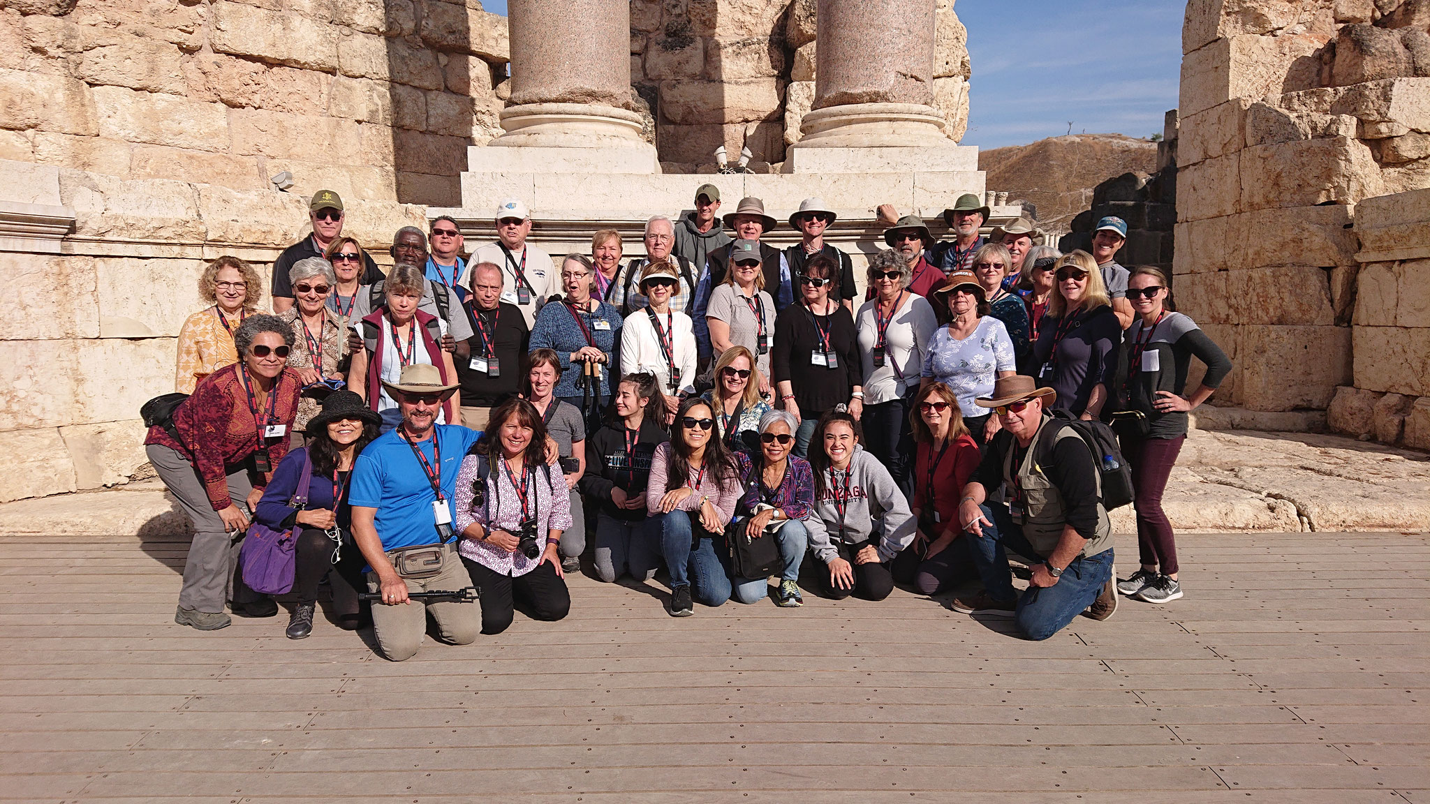 A group from CA in Beth Shean Theater