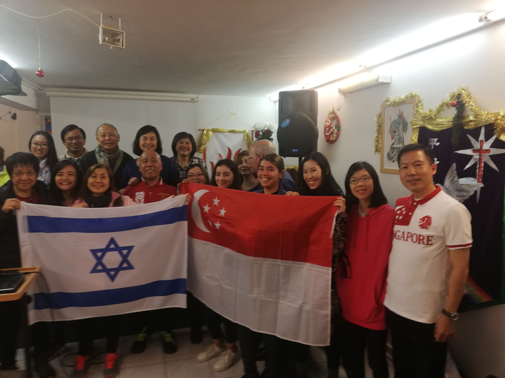 Friends forever! A group from Singapore in Israel, 2018