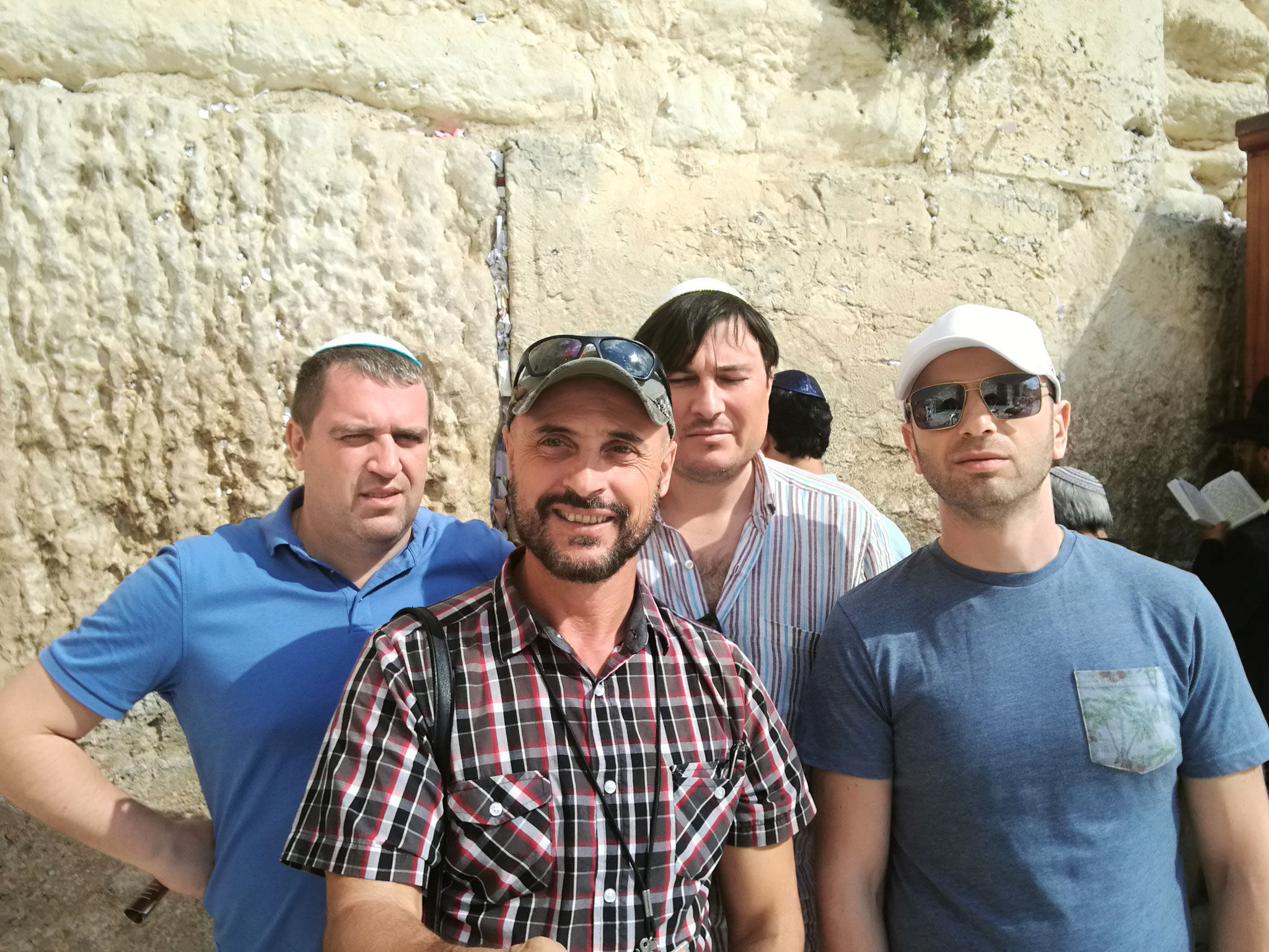  The Ukrainian Jewish tourists at the Western Wall, 2017