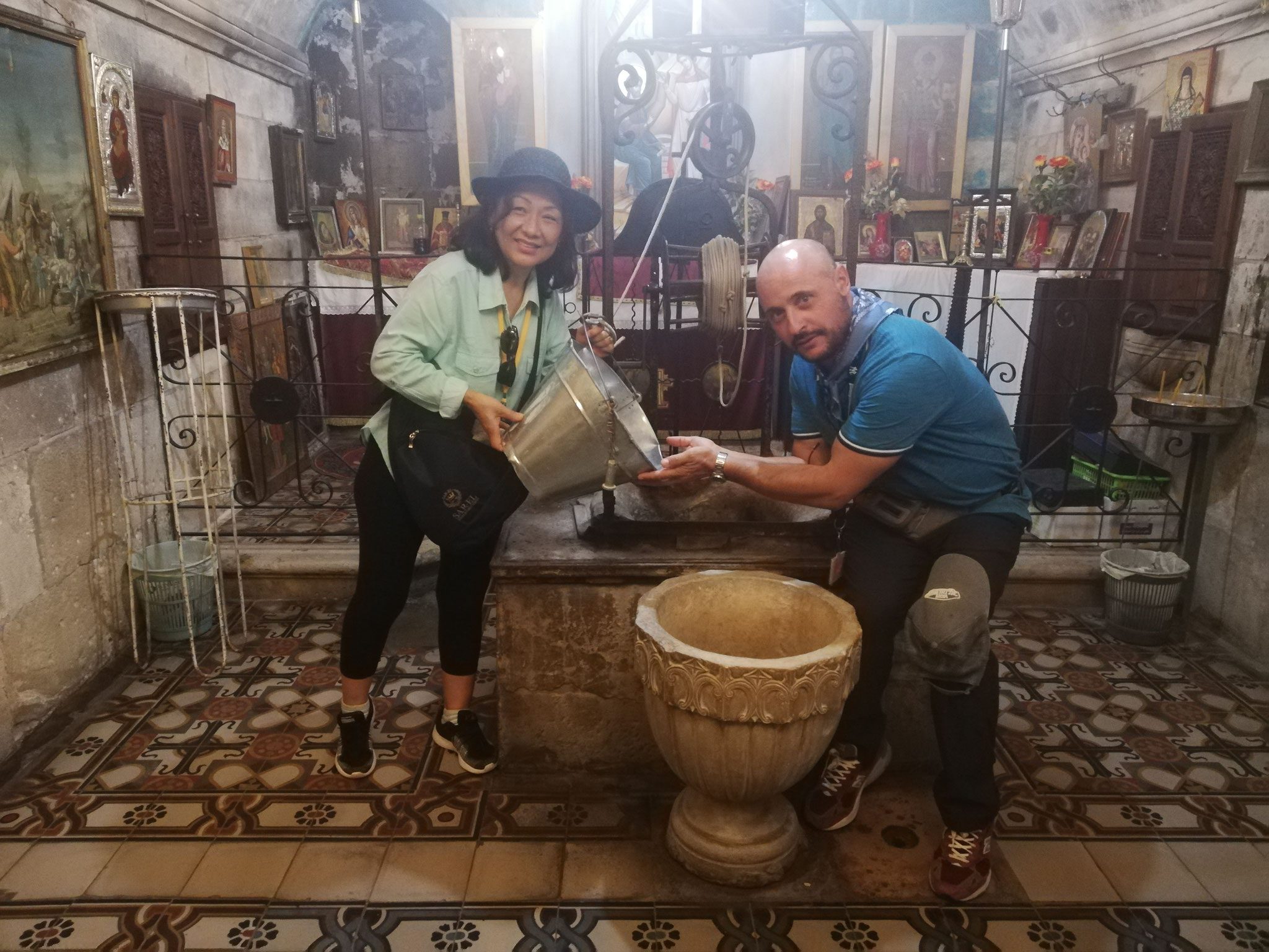 At the well of Jacob in Shechem (John 4:7), 2018