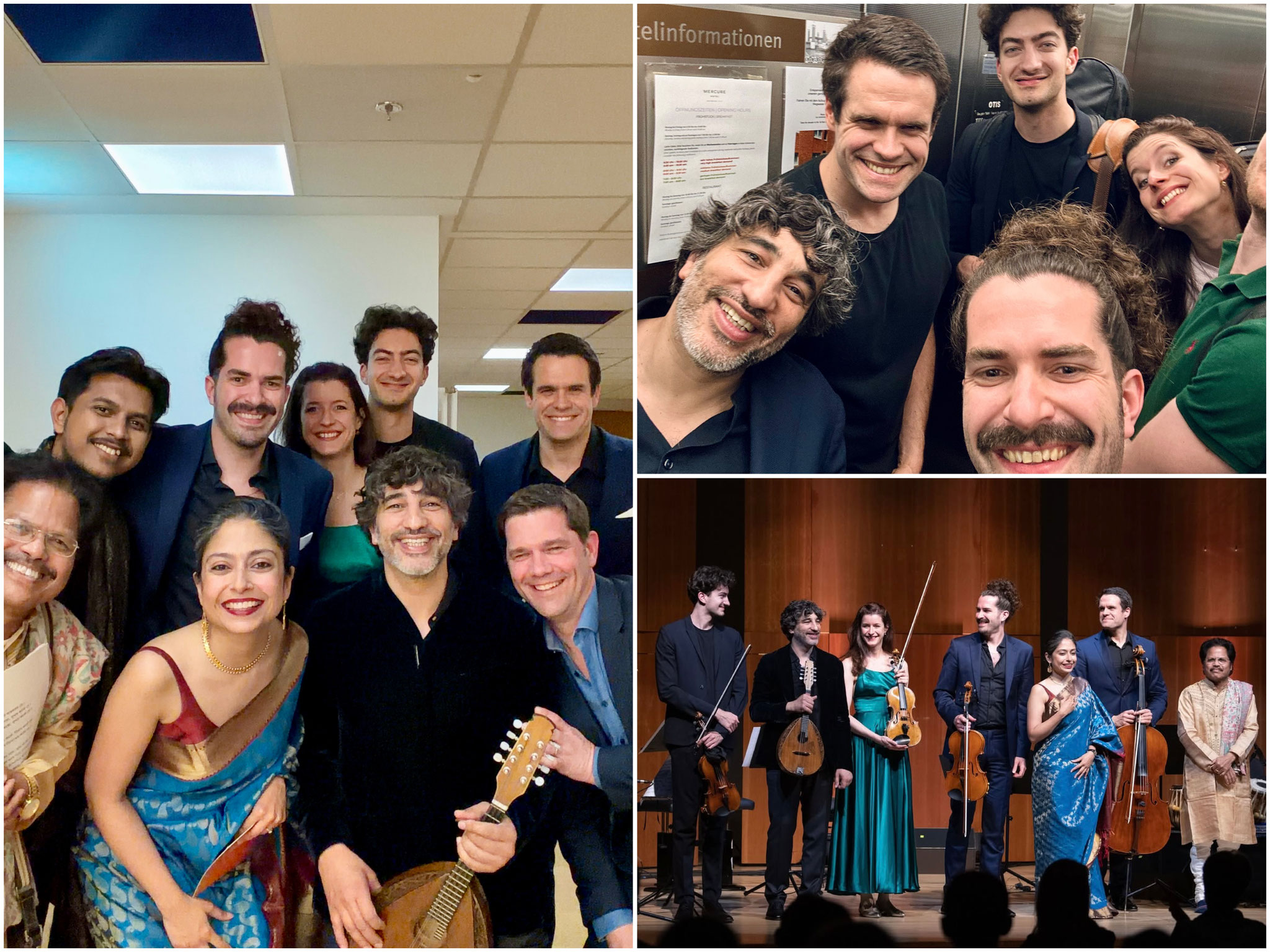 or in Duisburg with mandolinist Avi Avital and Indian singer Kamalini Mukherji!