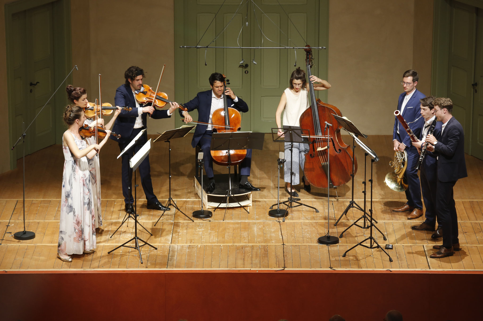 oder das große Schubert-Oktett bei der Schubertiade Hohenems mit dem befreundeten Monet-Quintett -