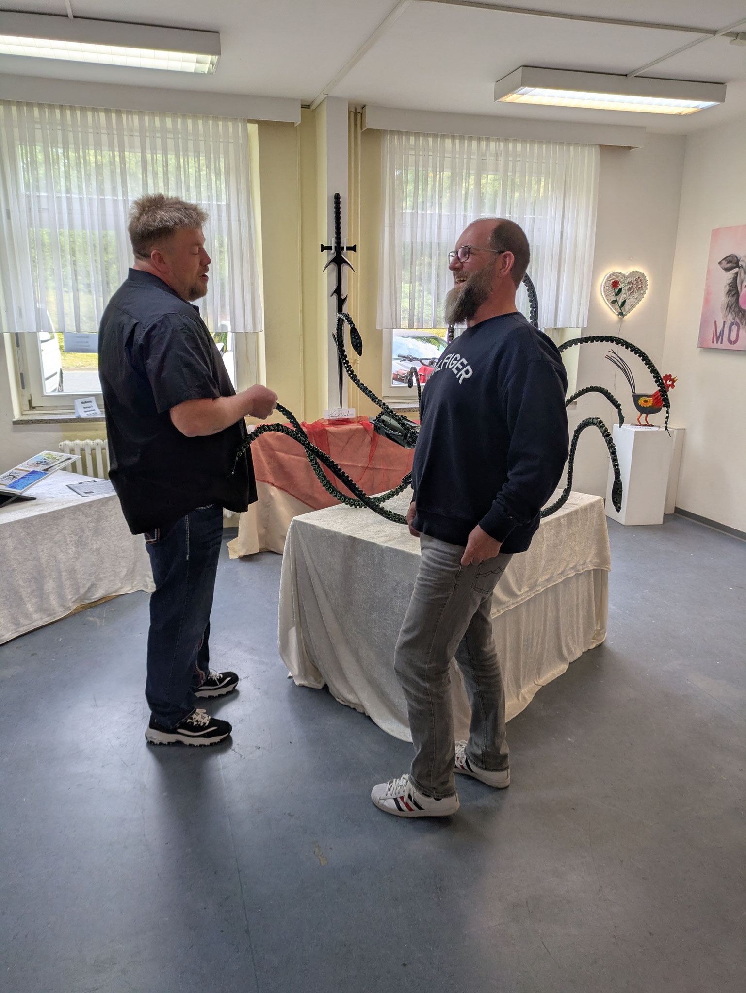 Gastkünstler Andre`Lünsmann im Gespräch 