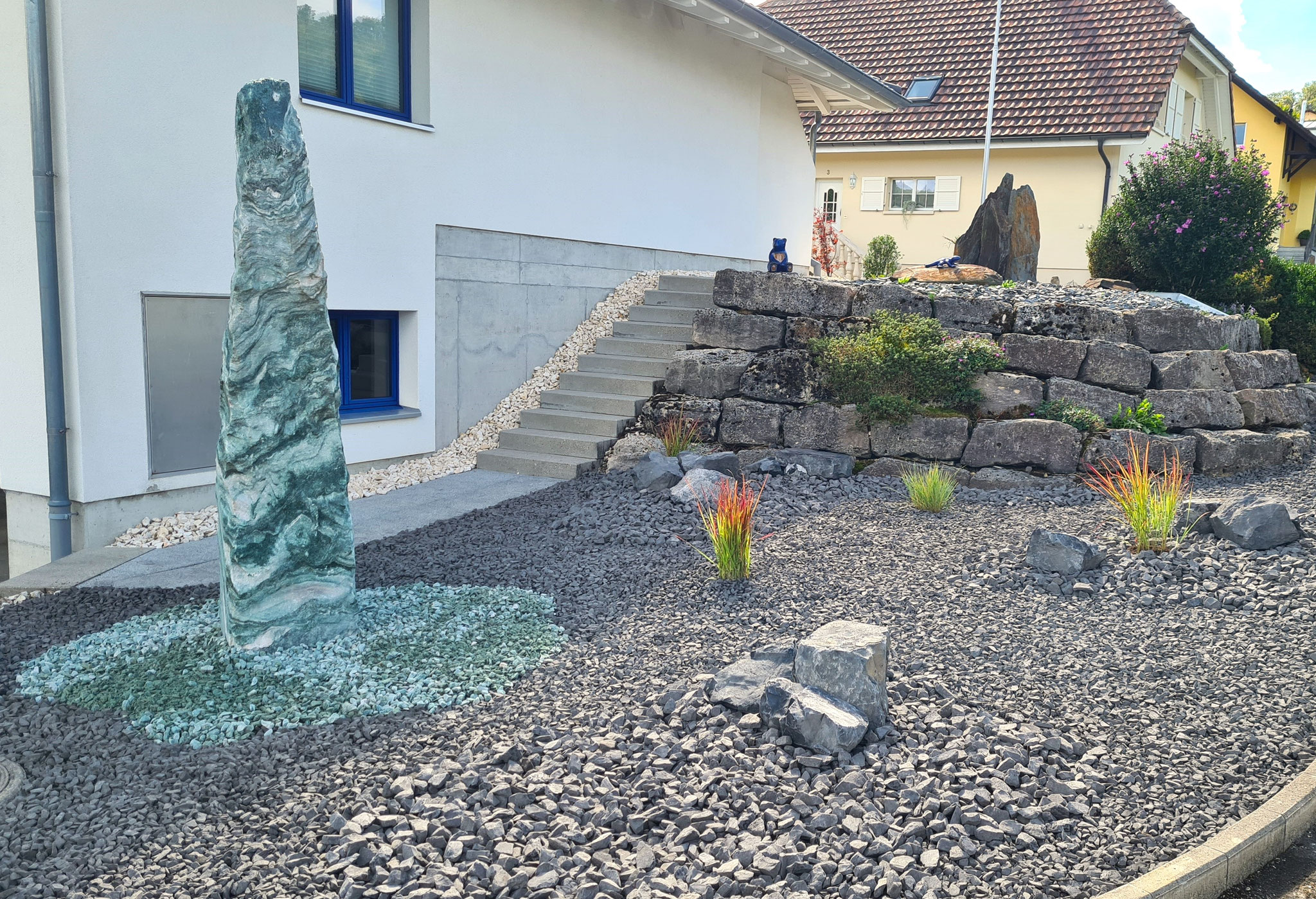 Zierfelsen, Steingarten in Roggenburg (Basel-Landschaft)