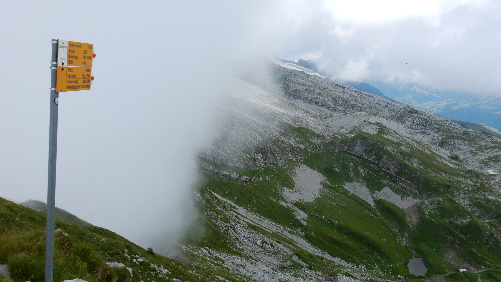 die Aussicht lässt heute zu wünschen übrig