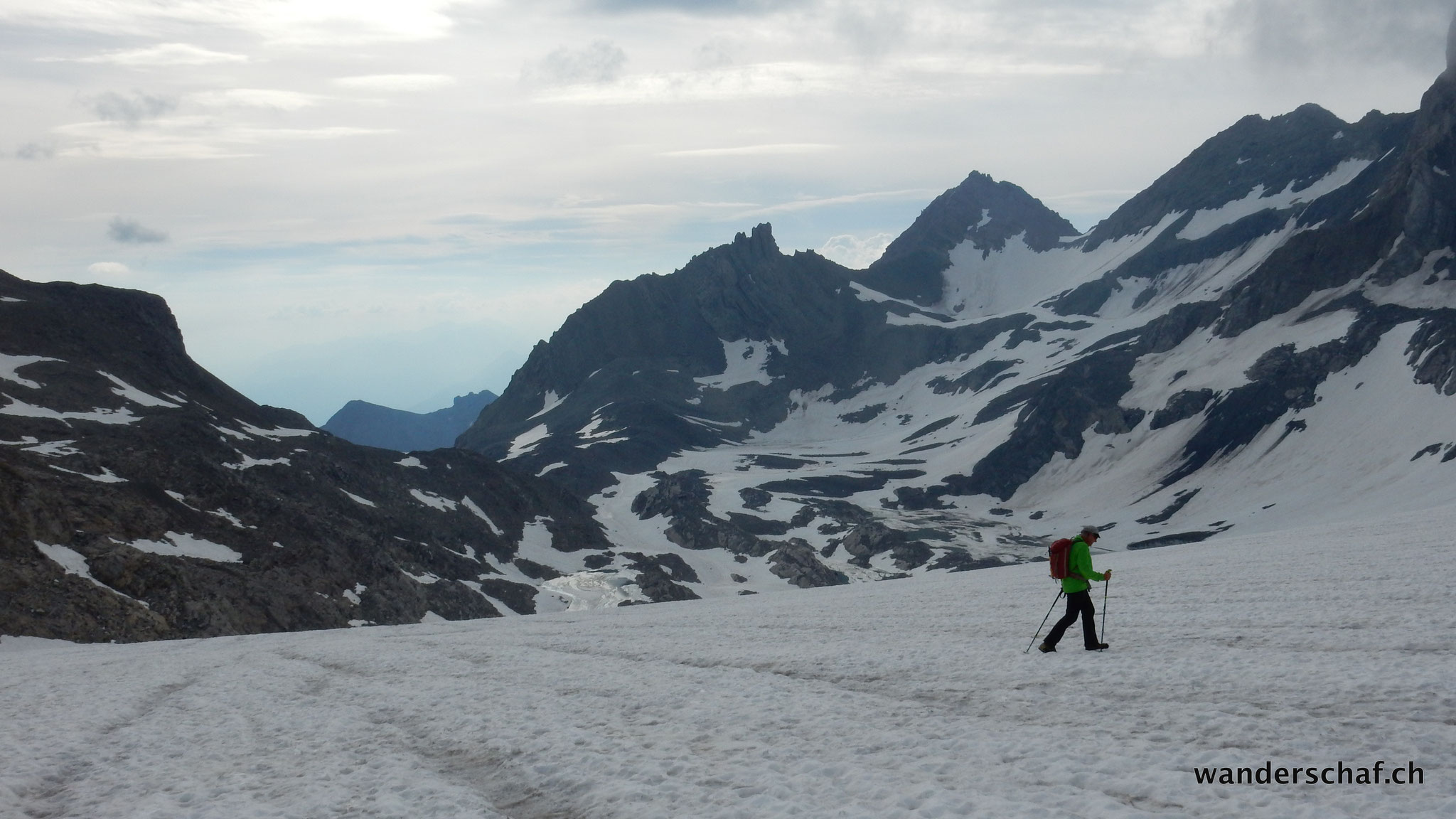 Querung auf dem Brandnergletscher