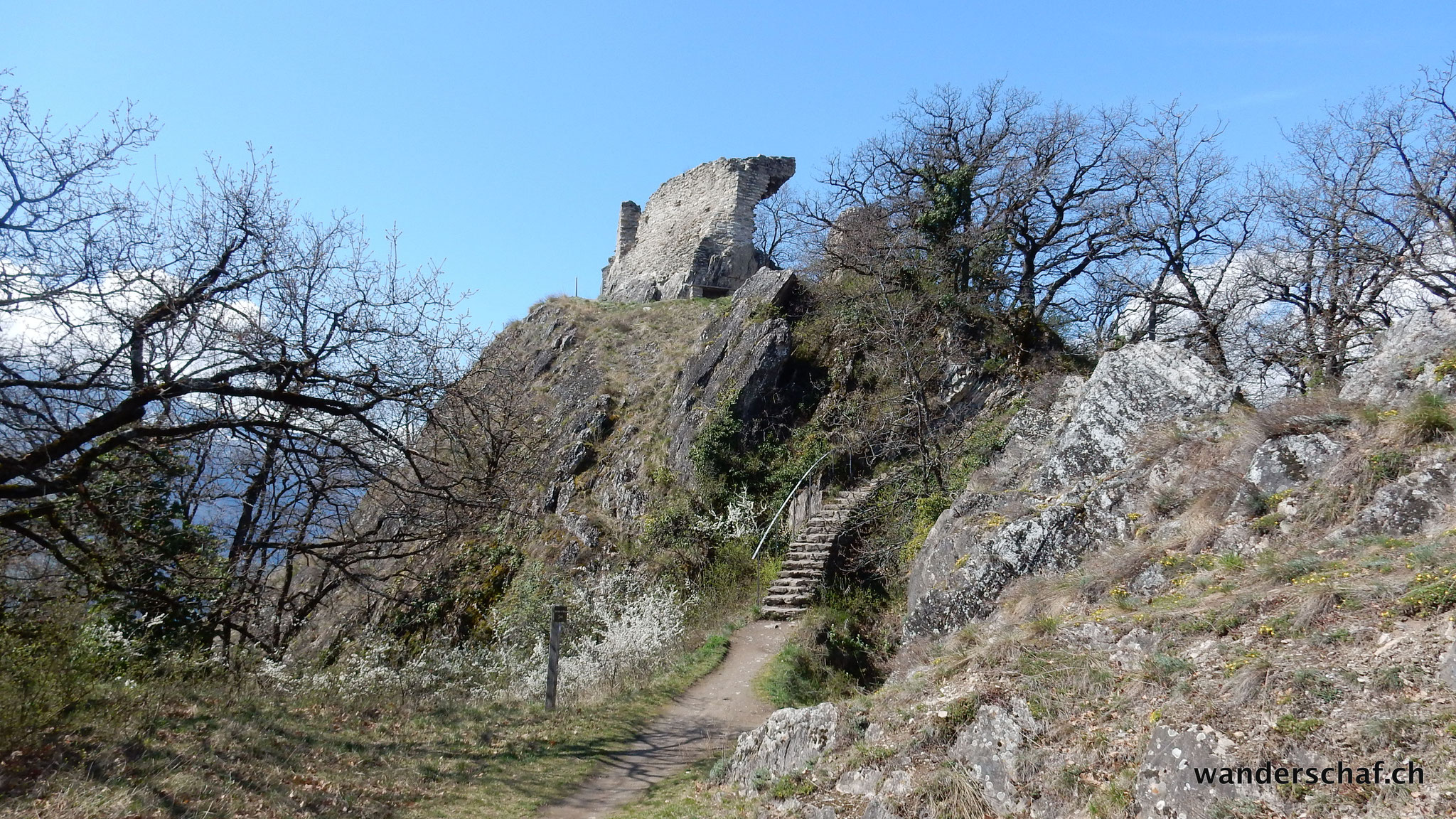 Aufstieg zum Mont d'Orge