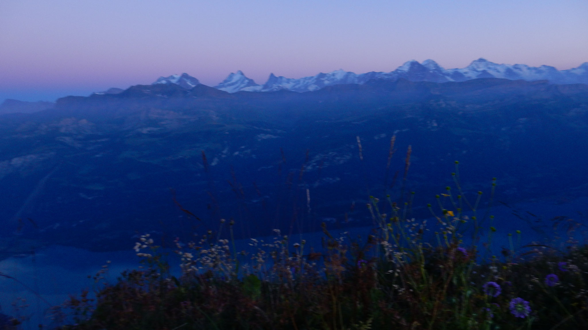 Blick Richtung Brienz und Berner Alpen