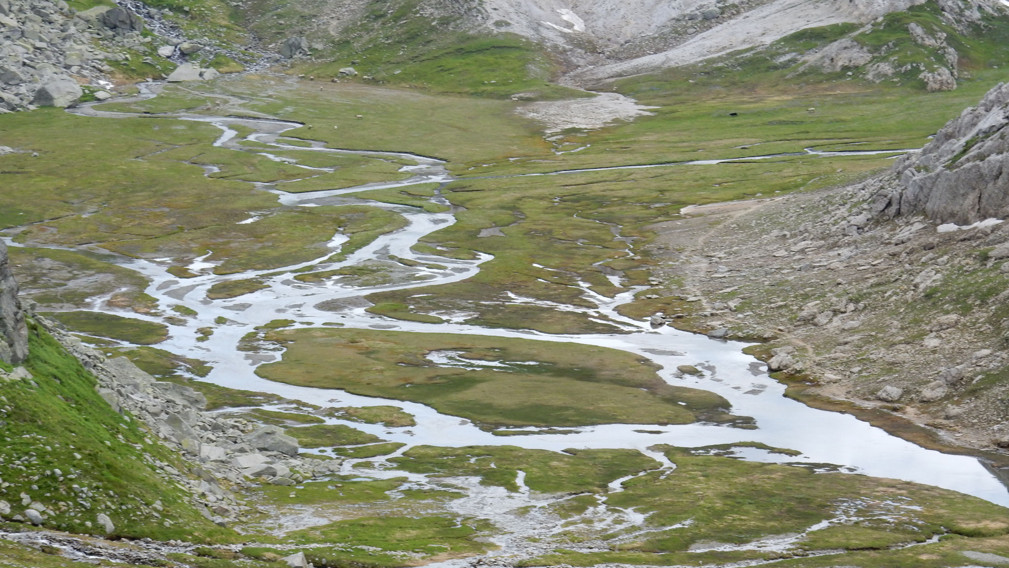 Blick zurück zum Piano della Greina