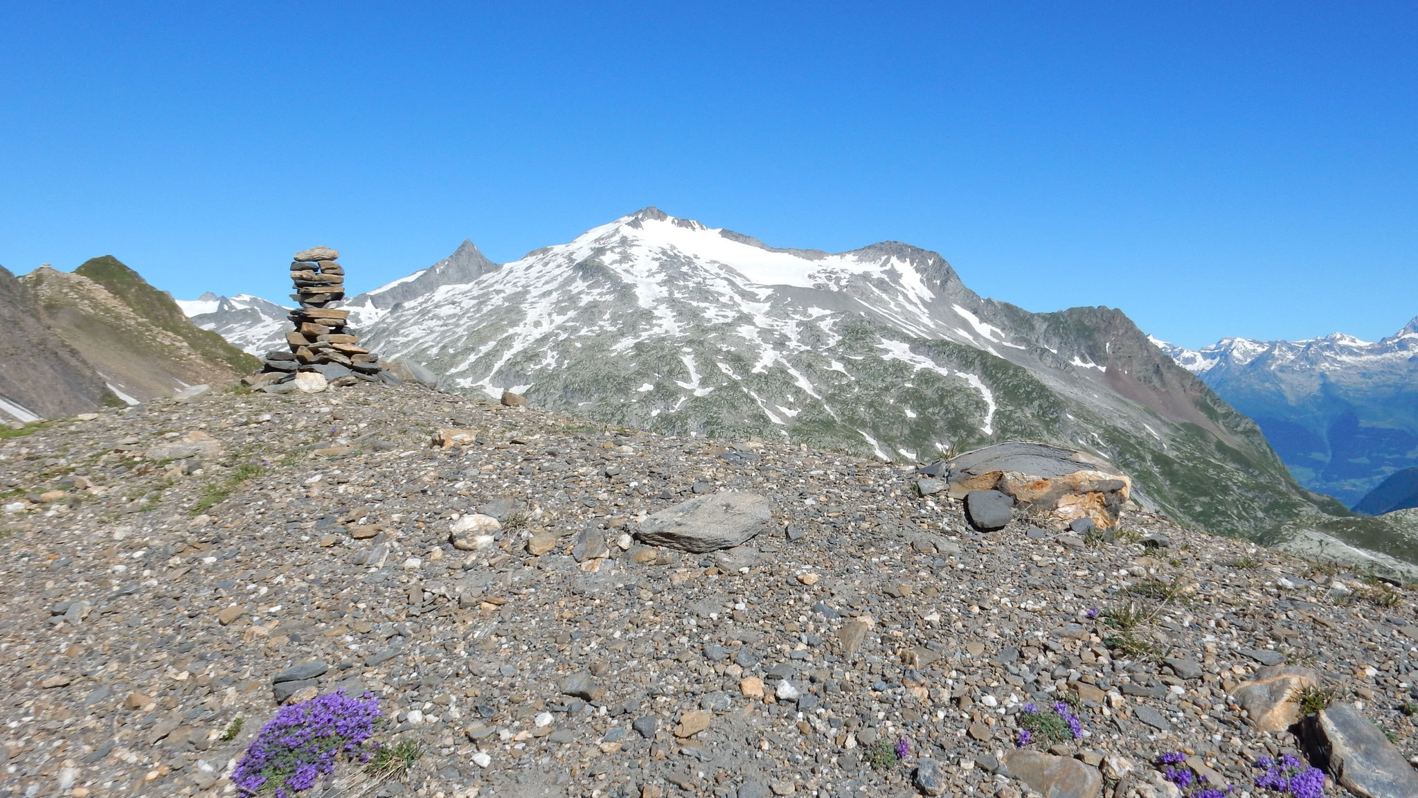 Blick zurück zum Piz Greina