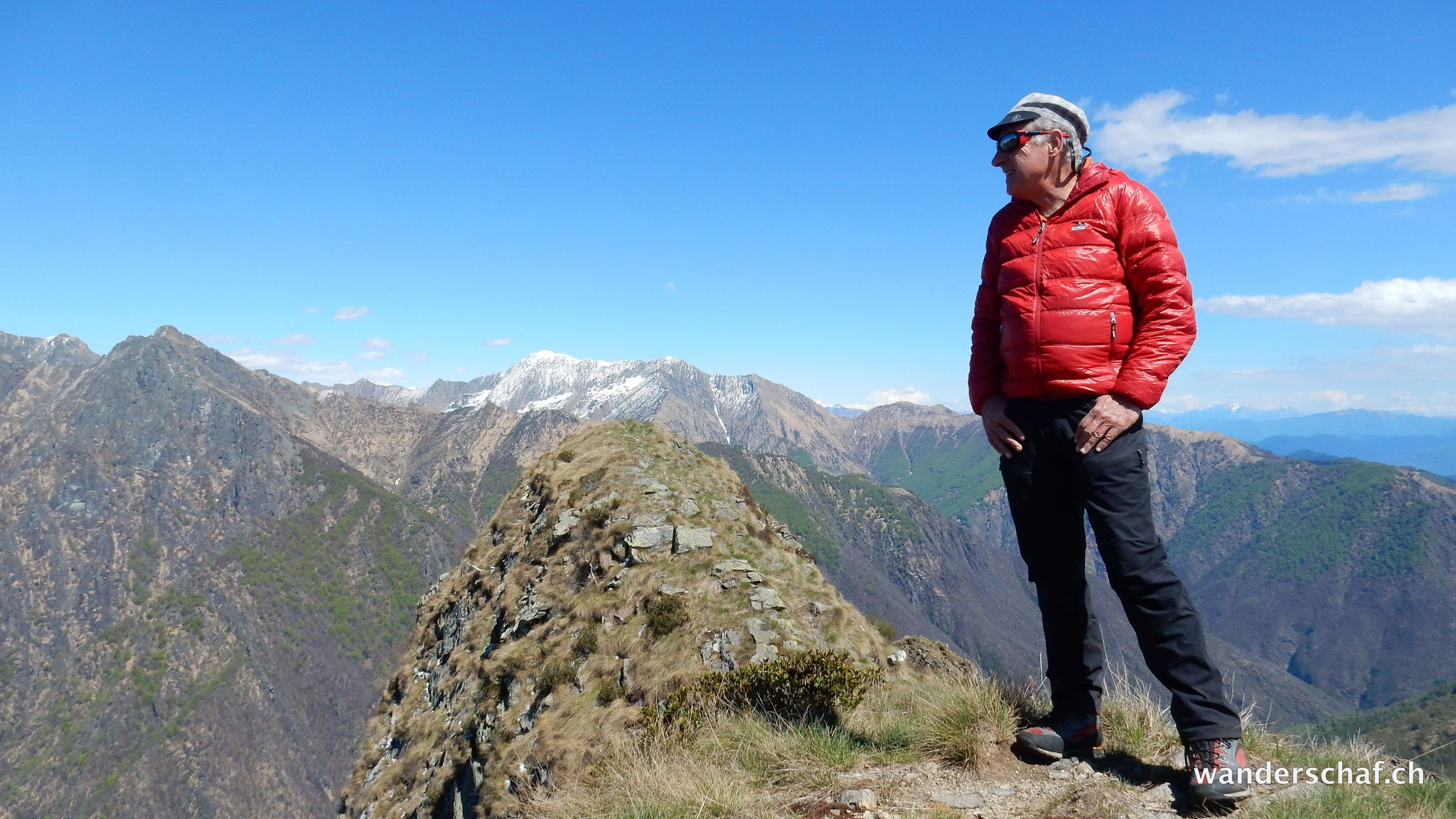 Ankunft auf der Cima Corte Lorenzo