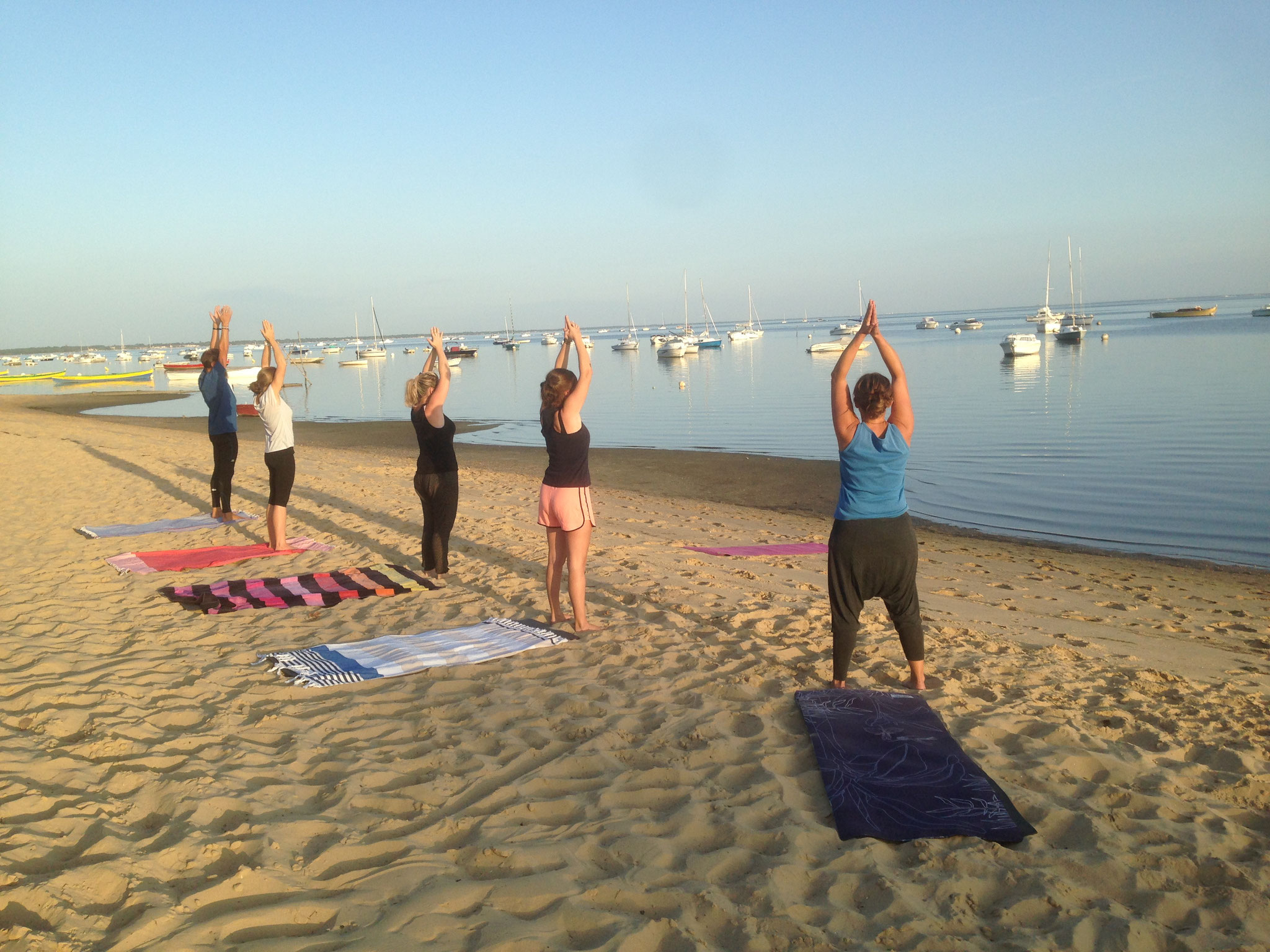 Yoga session outside (depending of the weather and season)