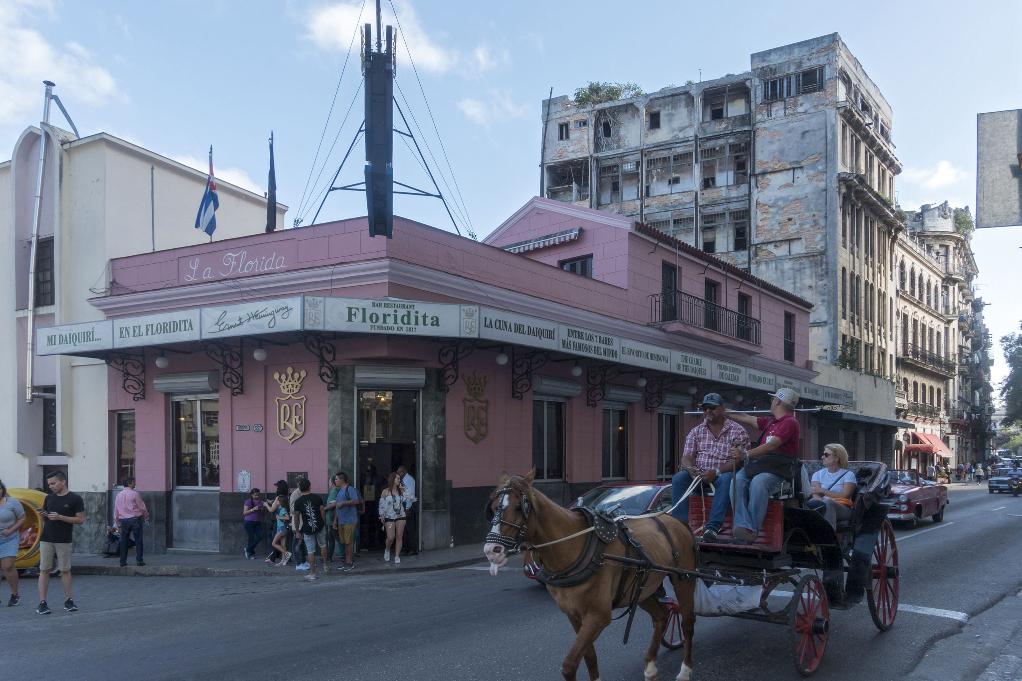 Bar El Floridita, Stammlokal von Ernest Hemmingway