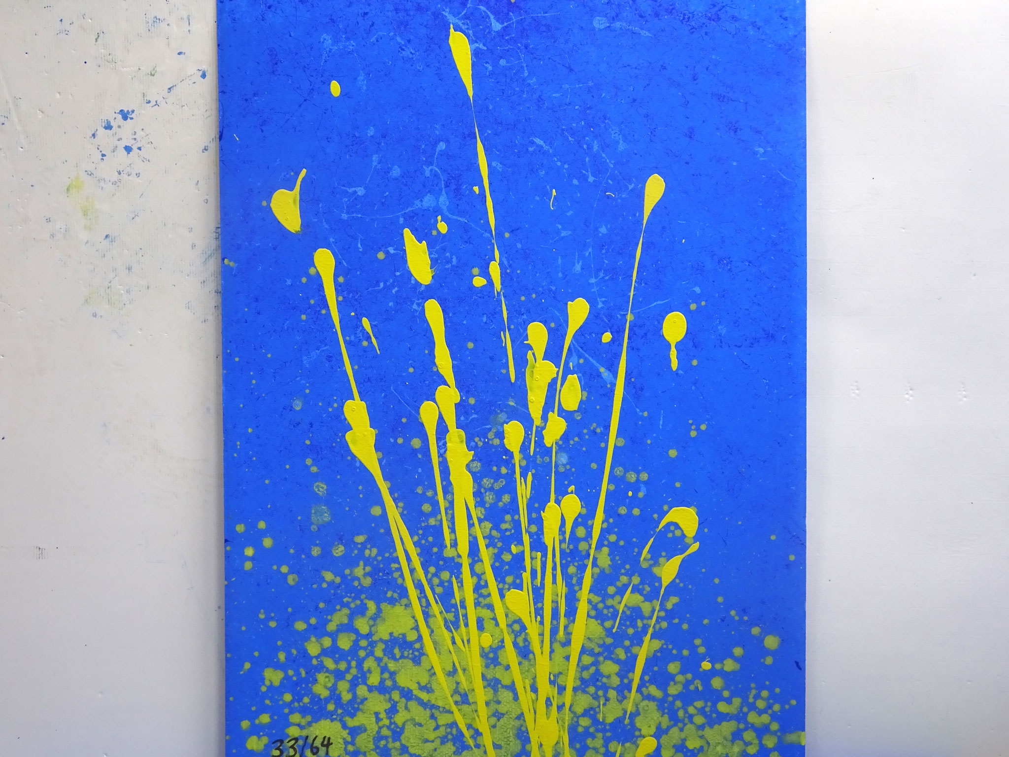 33/64, Acryl auf Karton, 105 x 75 cm, 2017