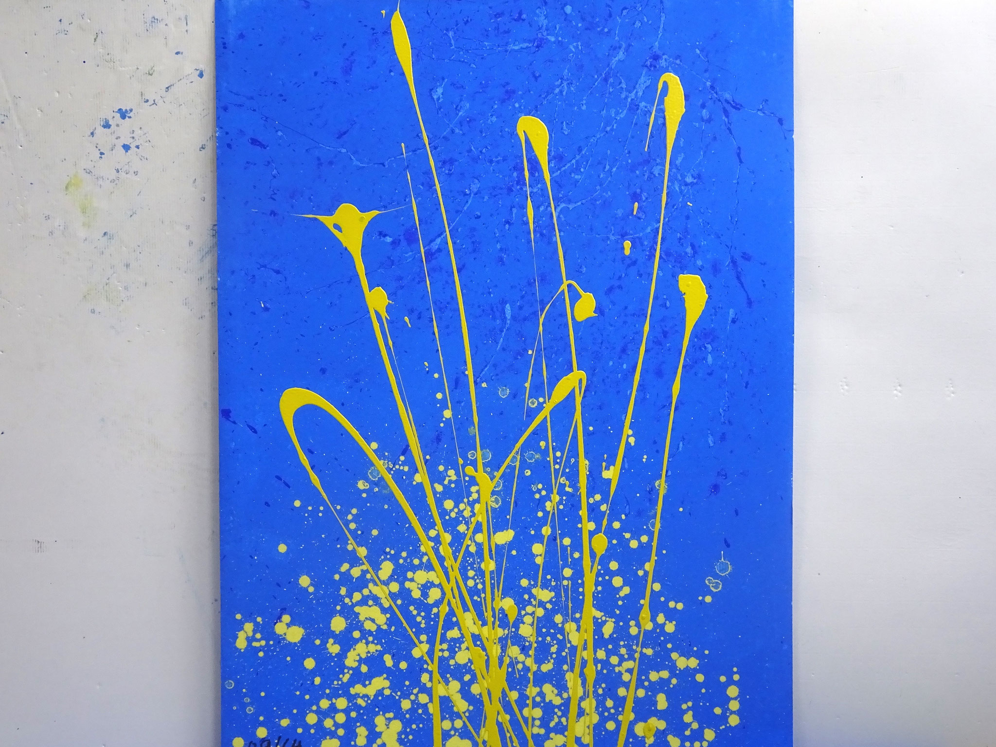 09/64, Acryl auf Karton, 105 x 75 cm, 2017