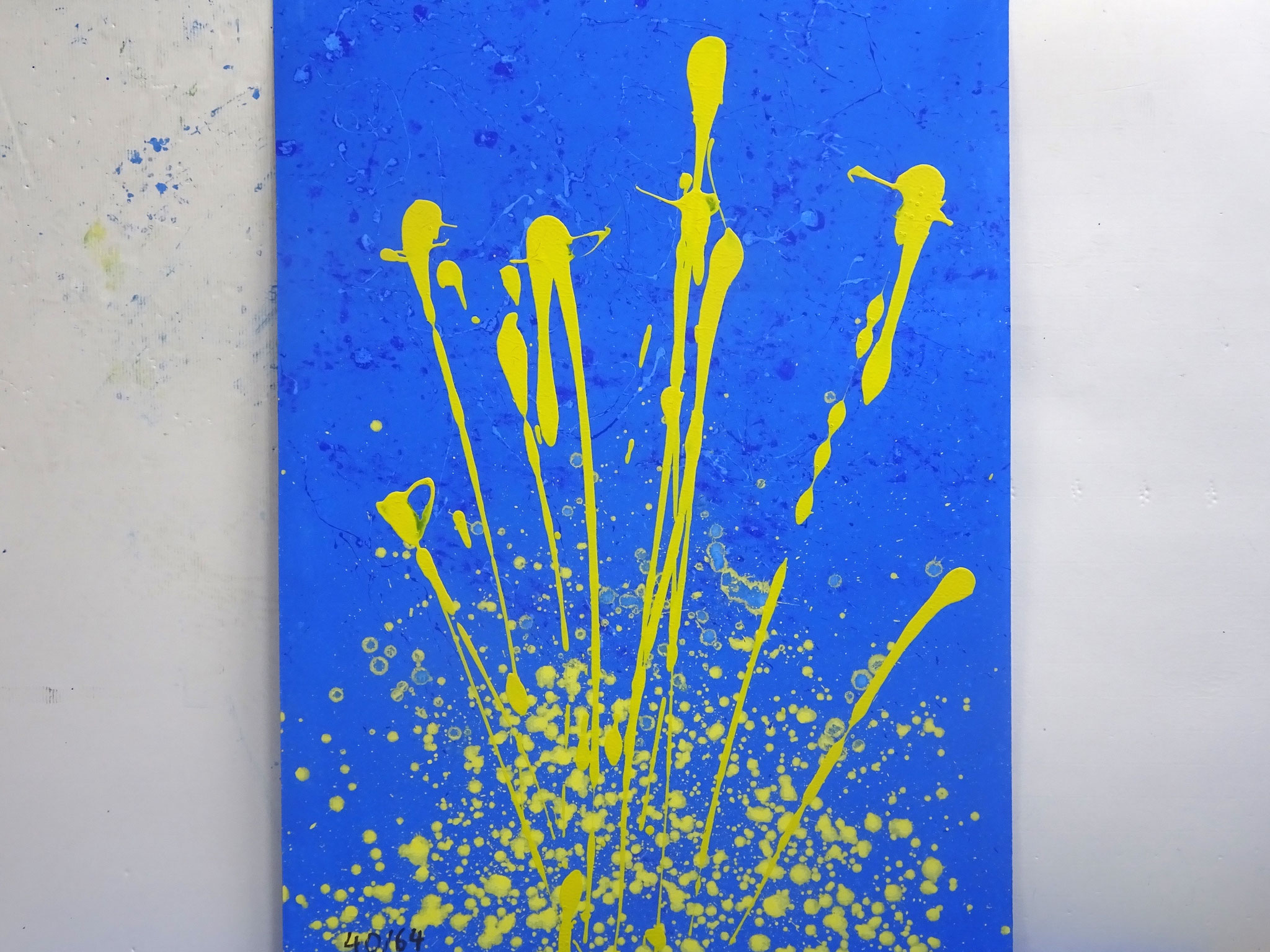 40/64, Acryl auf Karton, 105 x 75 cm, 2017