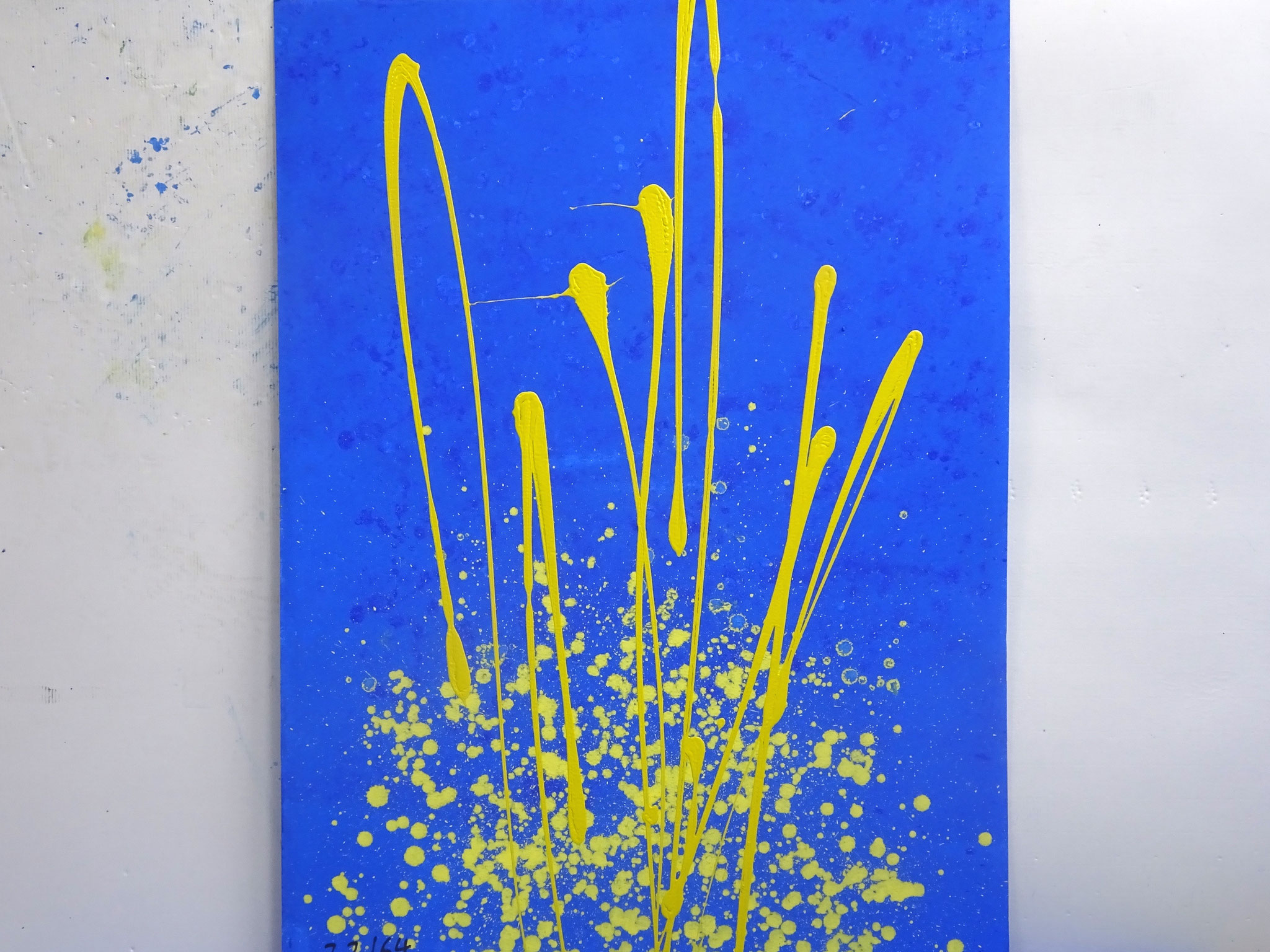 22/64, Acryl auf Karton, 105 x 75 cm, 2017