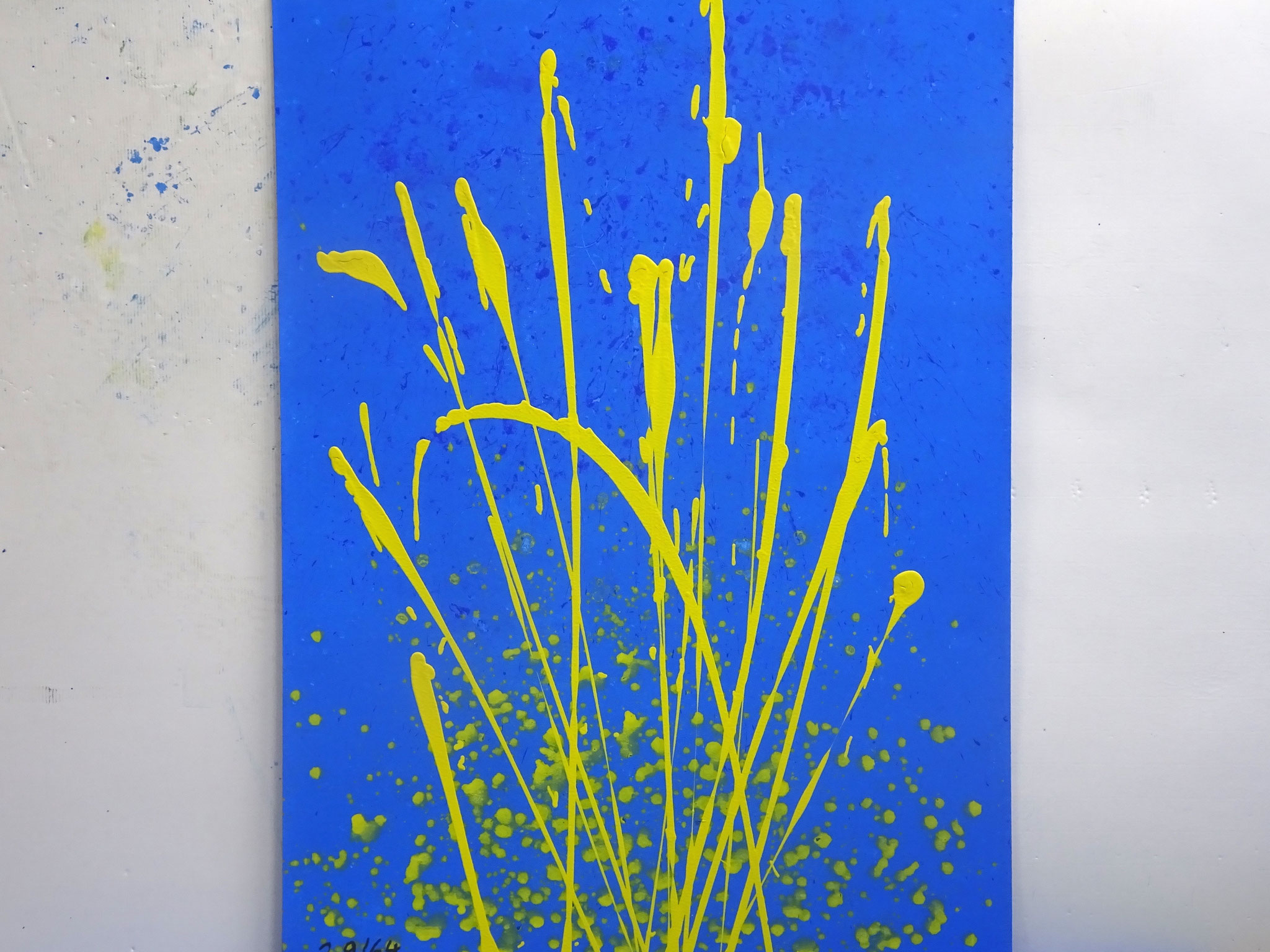 29/64, Acryl auf Karton, 105 x 75 cm, 2017