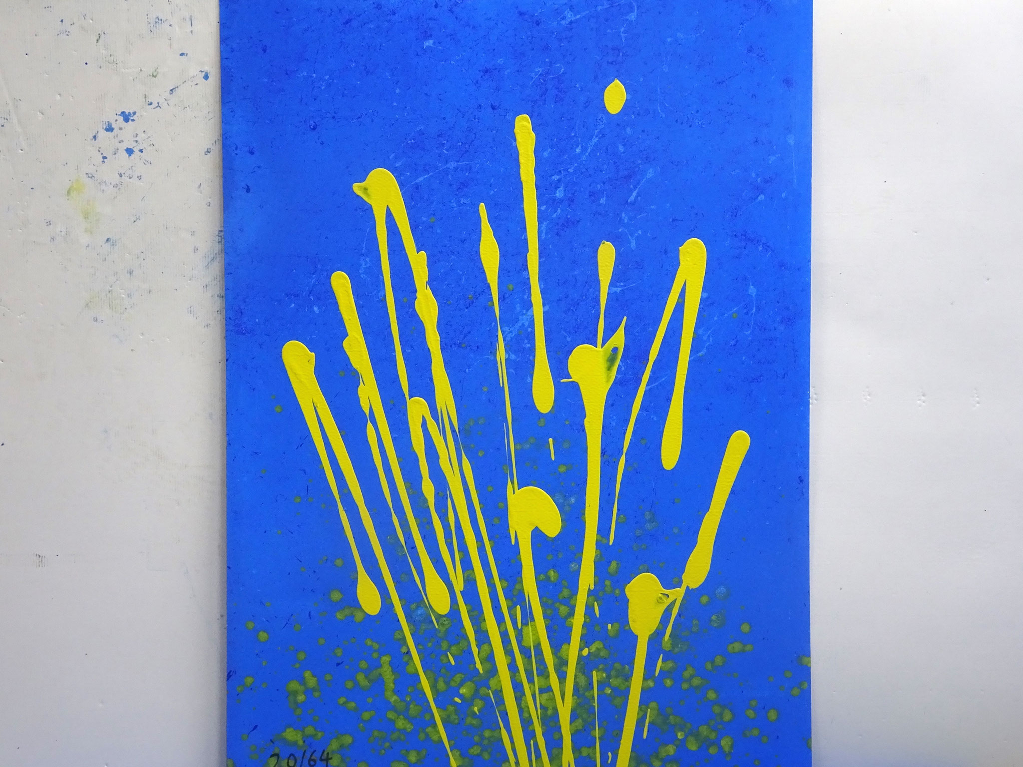 20/64, Acryl auf Karton, 105 x 75 cm, 2017