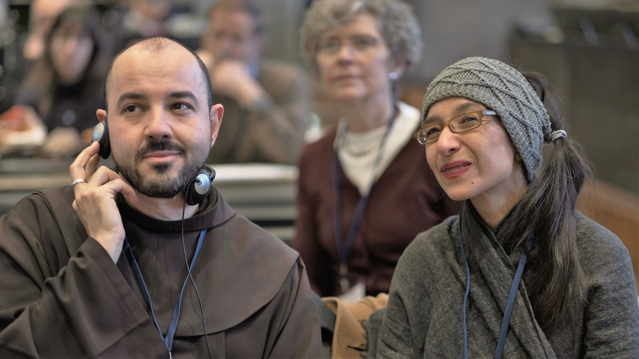 Alberto Pari, Tamar Elad-Appelbaum, dahinter Maria Groos