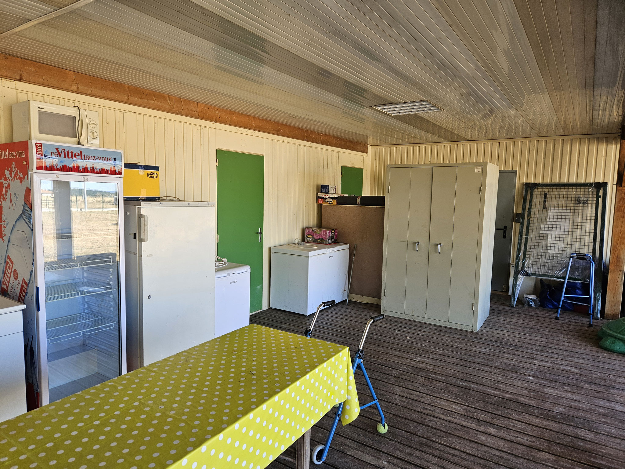 Déménagement sur la terrasse