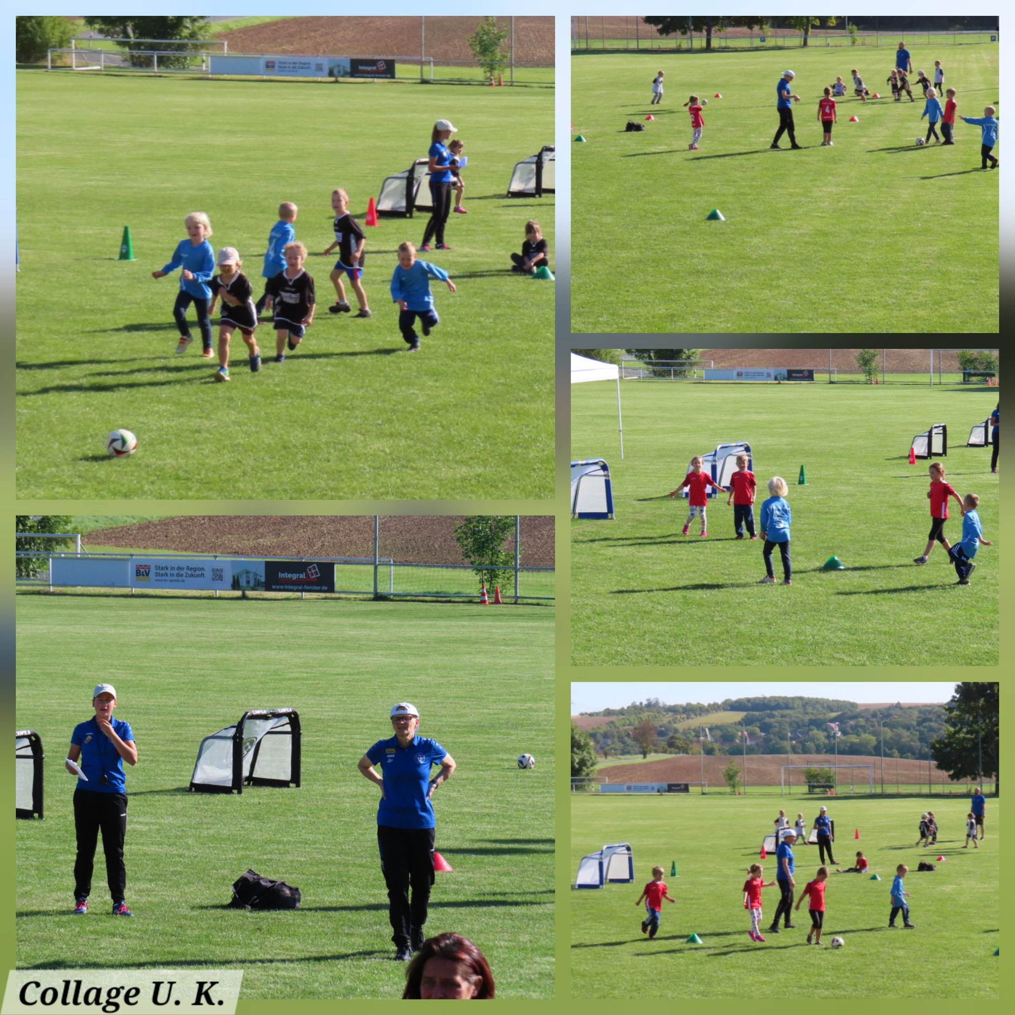 Das kleine Fußballturnier wurde durchgeführt von Kerstin Merkel, Schelle und Ilvie Krähmer