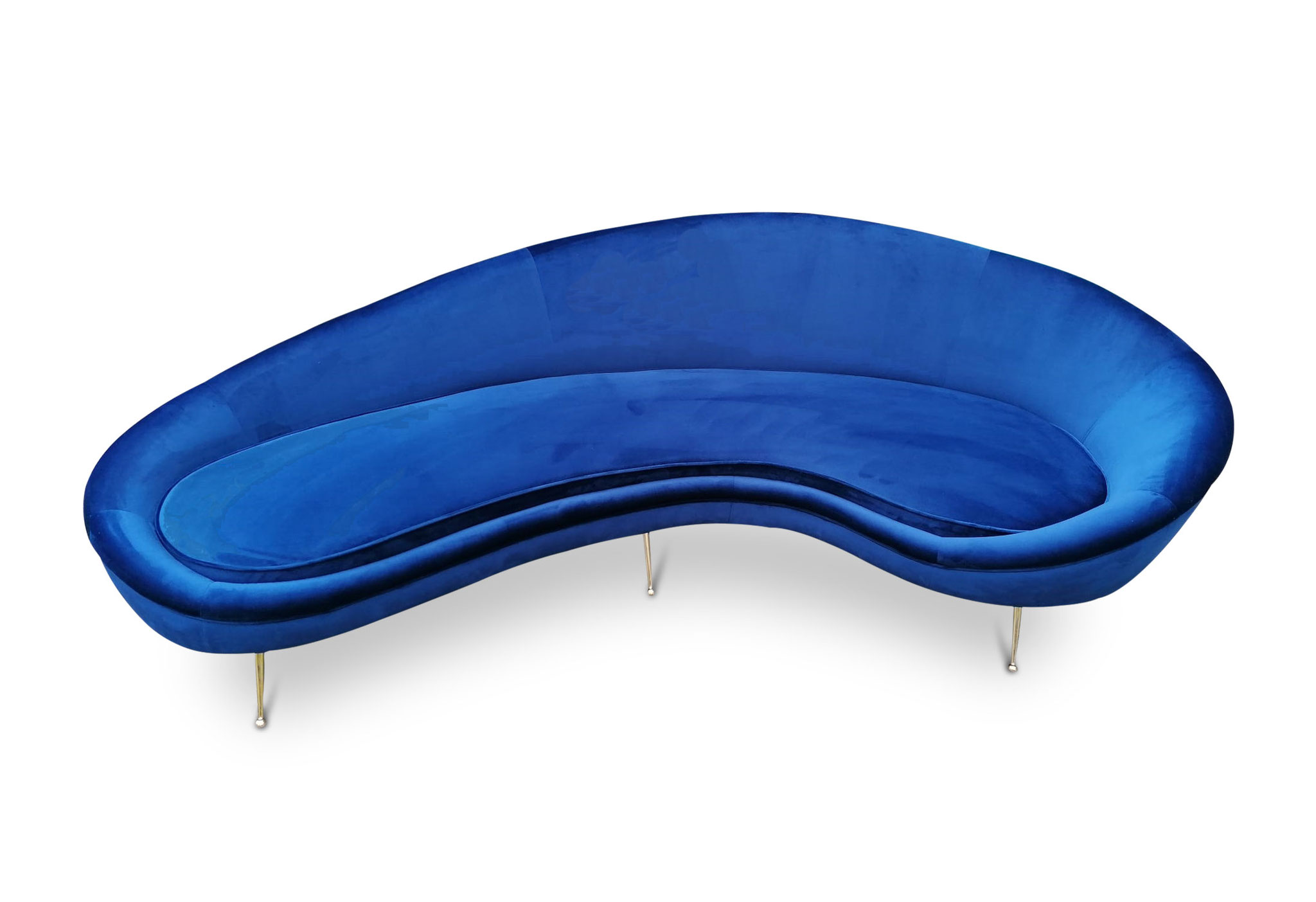 ico parisi blu comma sofa 