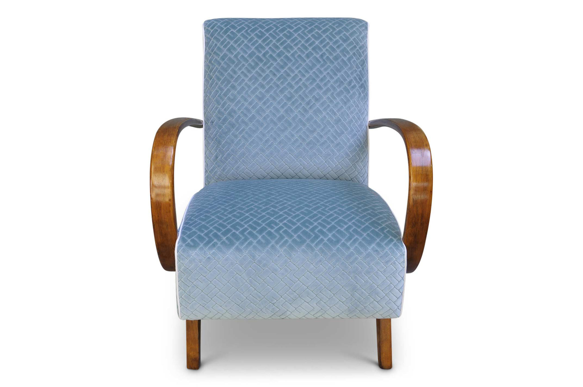 Art Deco Chairs re upholstered by Atelier Caruso Torino