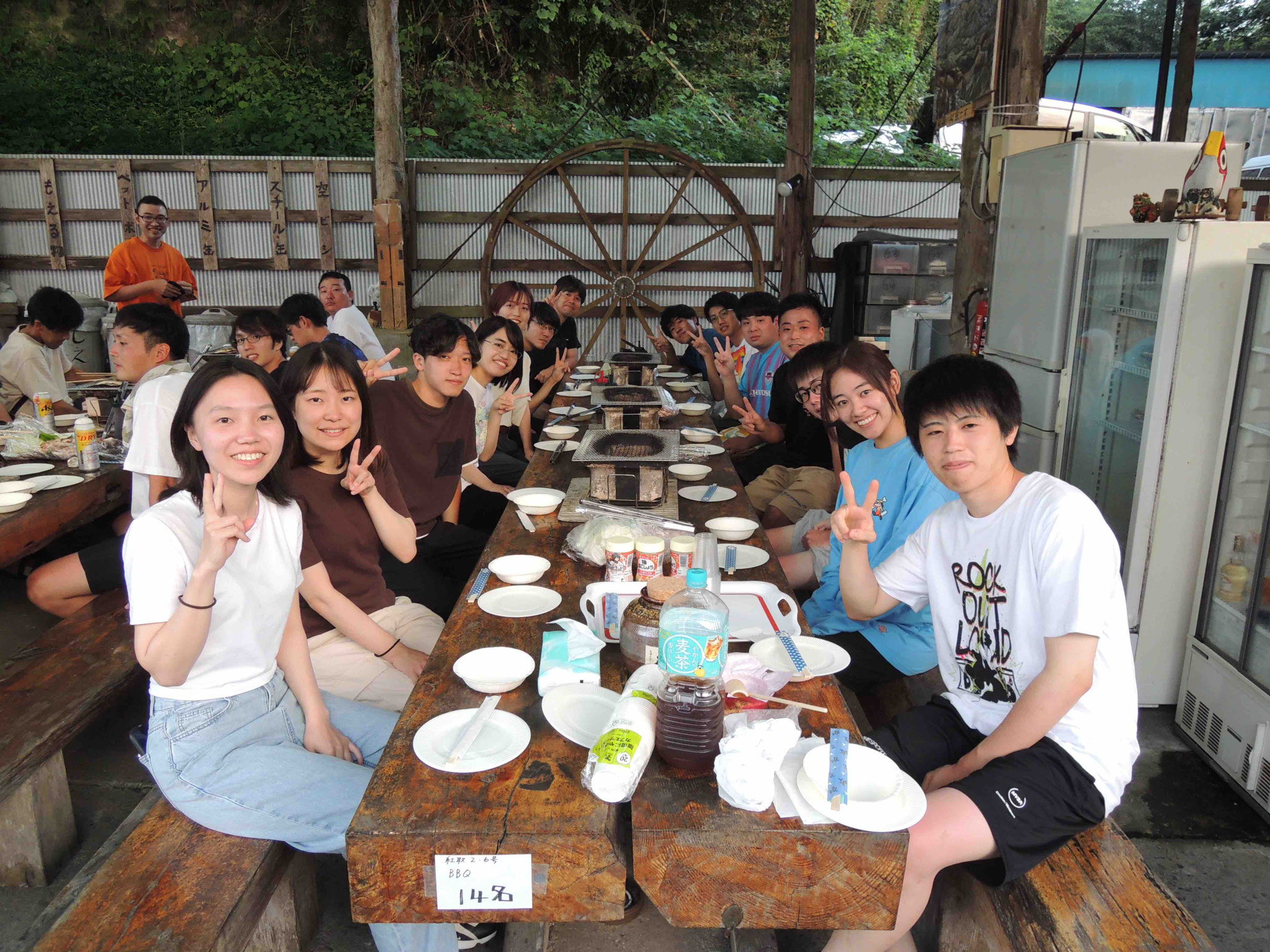 研究室旅行 BBQ(紅取山ハウス)（2023.8.26）