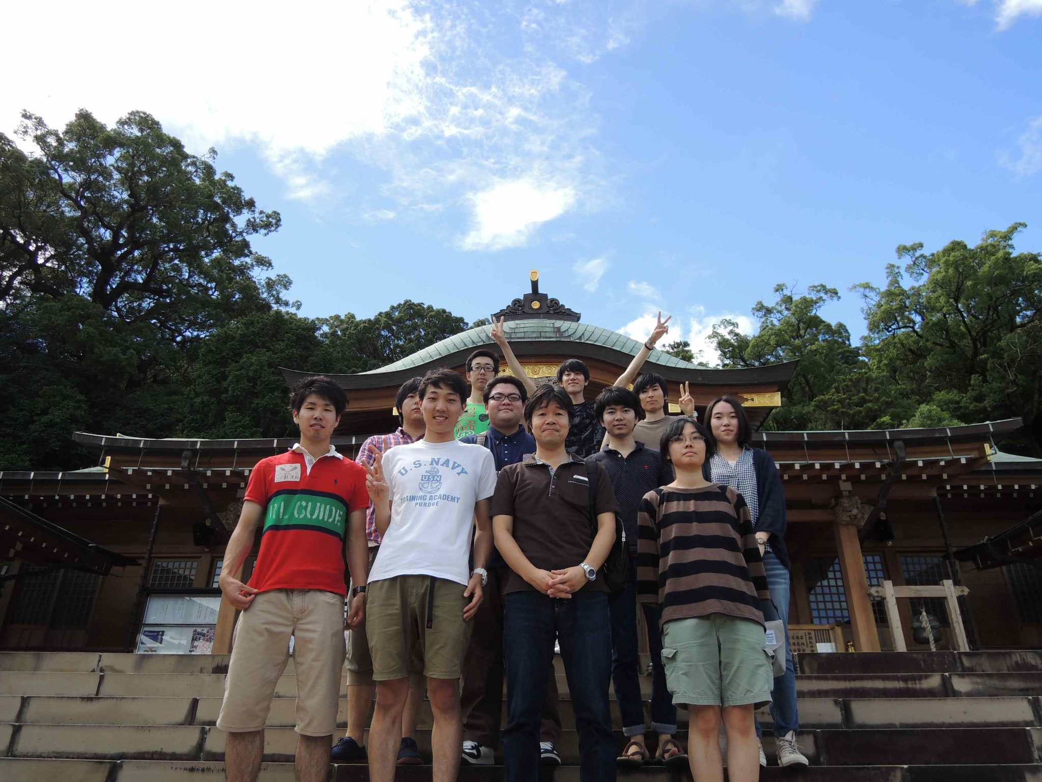 研究室旅行 諏訪神社（2016.7.9）