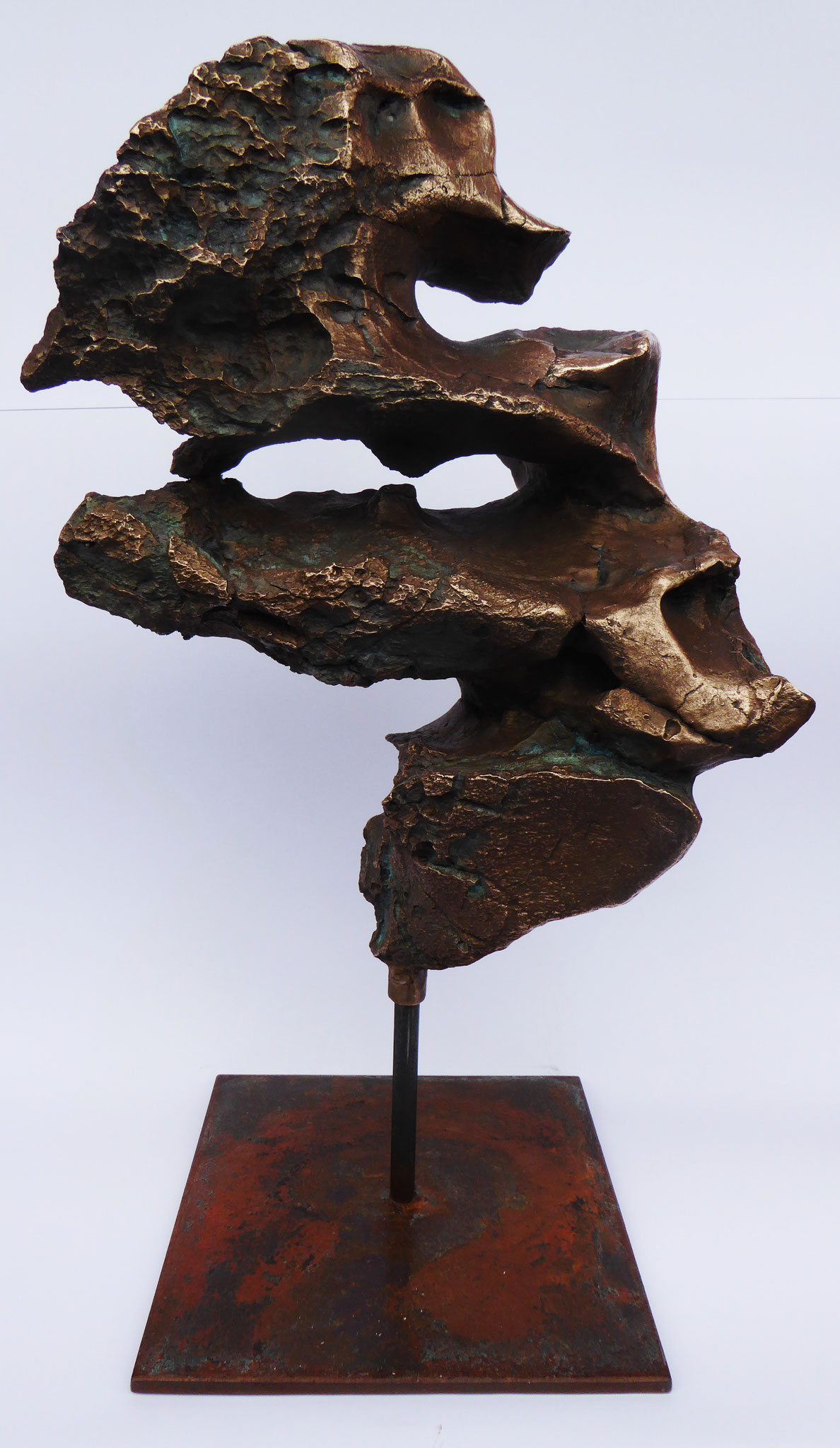 "Ohne Titel" - Bronze - 27x56x20 cm