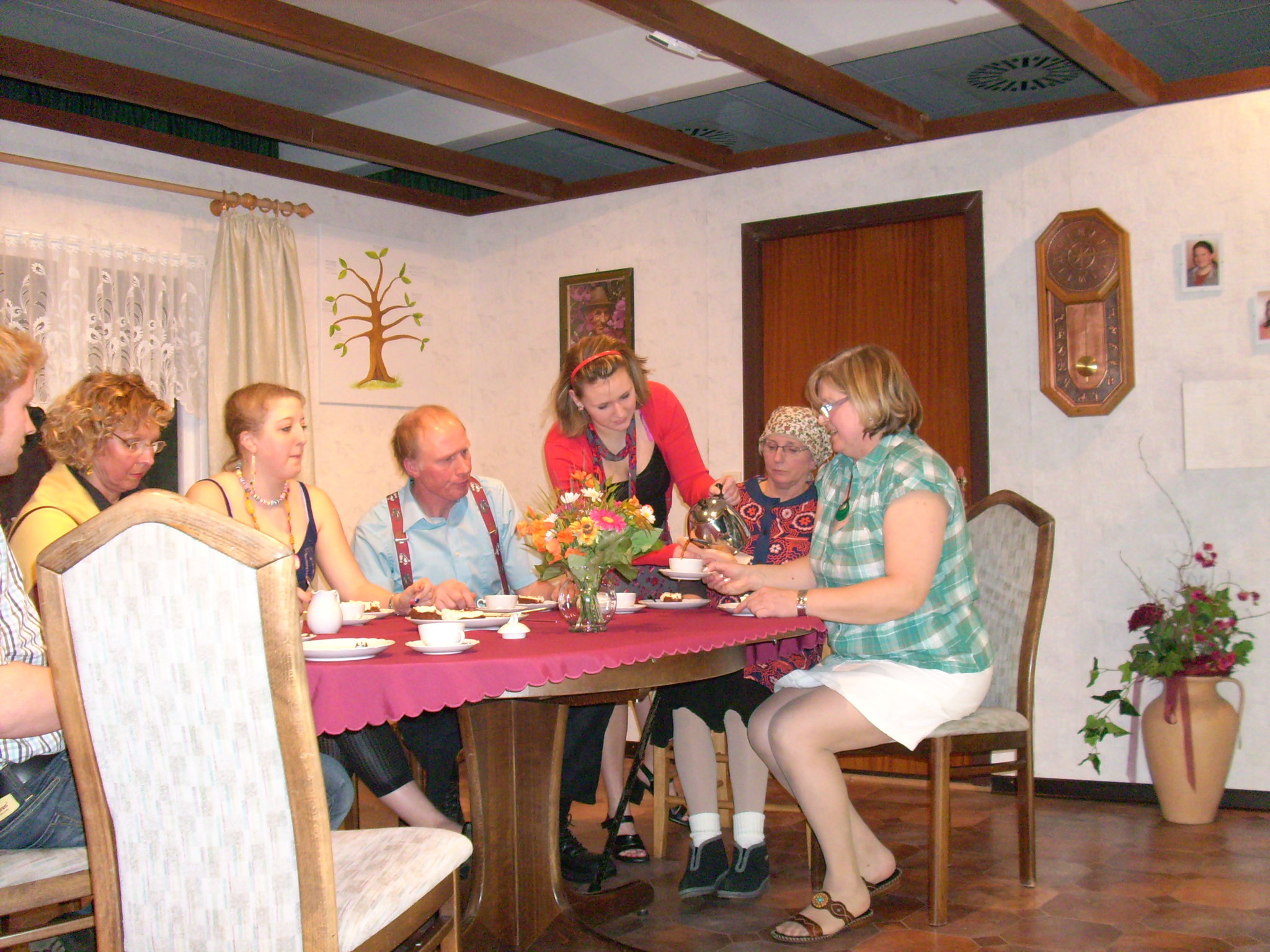 von links : Kai Tillmann, G. Nagel, Antke Klock, D. Menninga, Lara Baumann, Inge Baumann, Monika Düselder