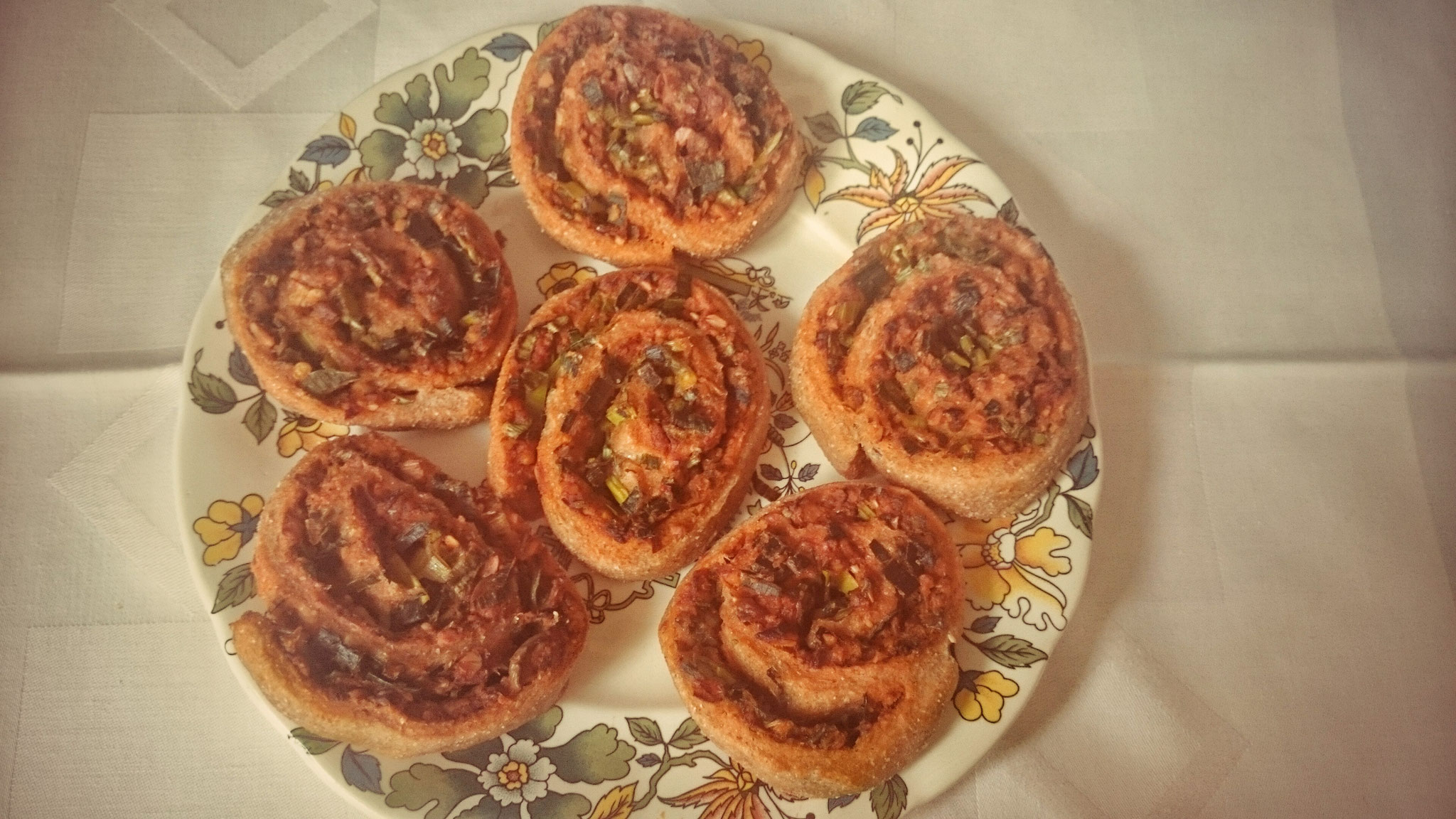pikante Vollkorn-Schnecken