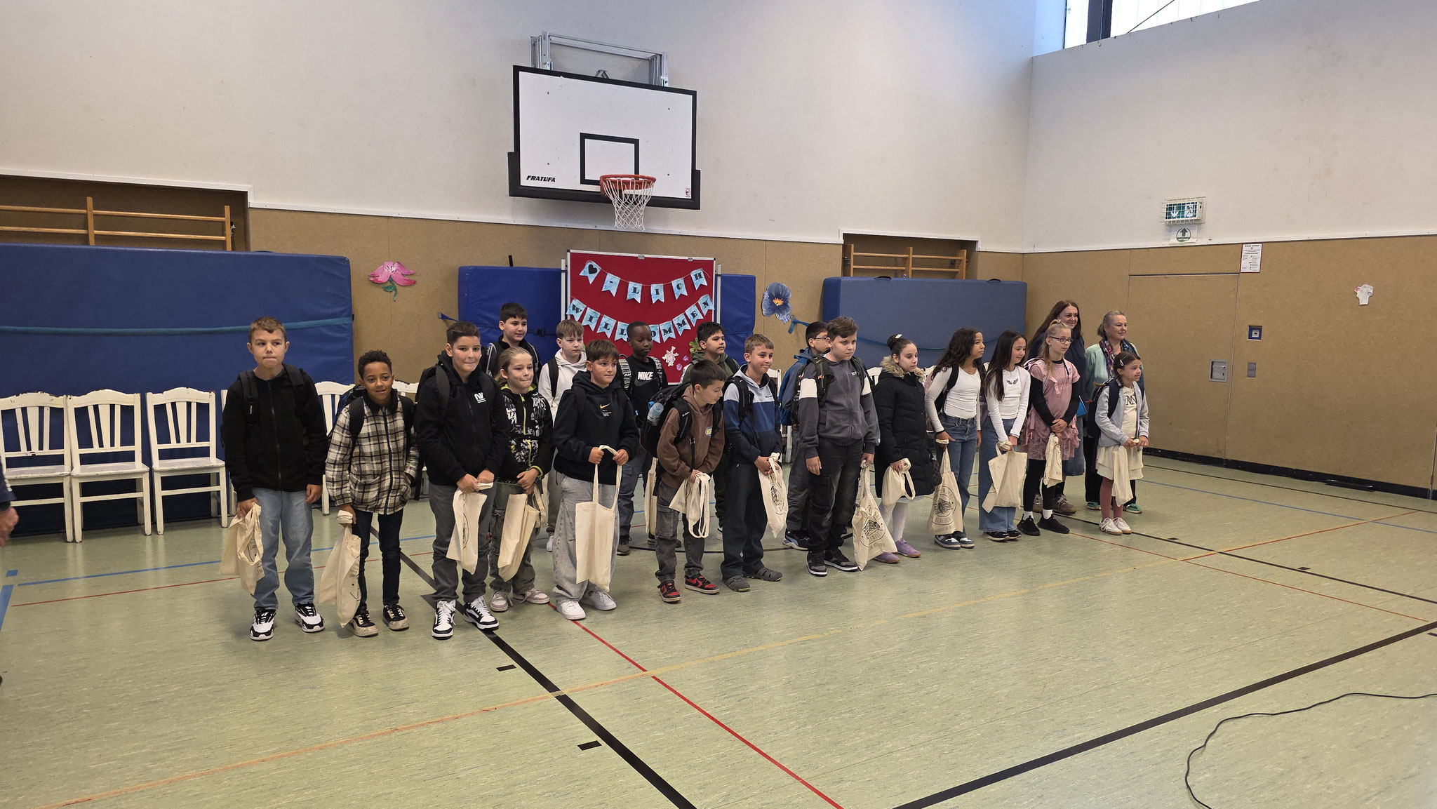 Klasse 5c mit Frau Enßlin