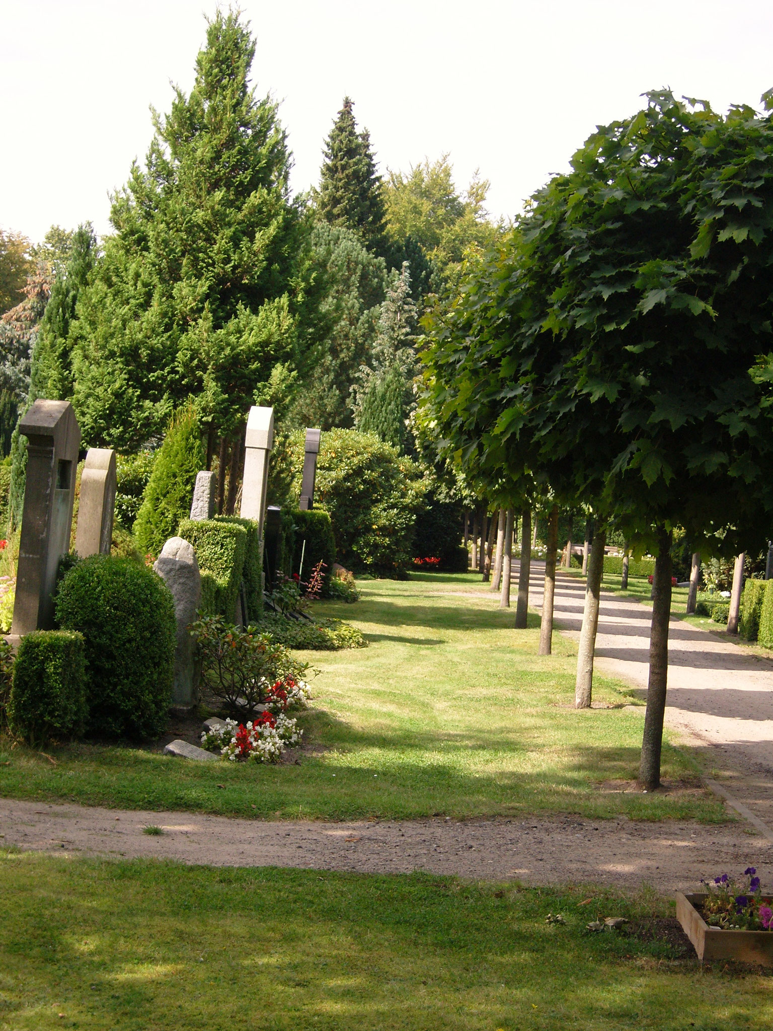 Erd-Rasen-Gräber Friedhof Groß-Flottbek