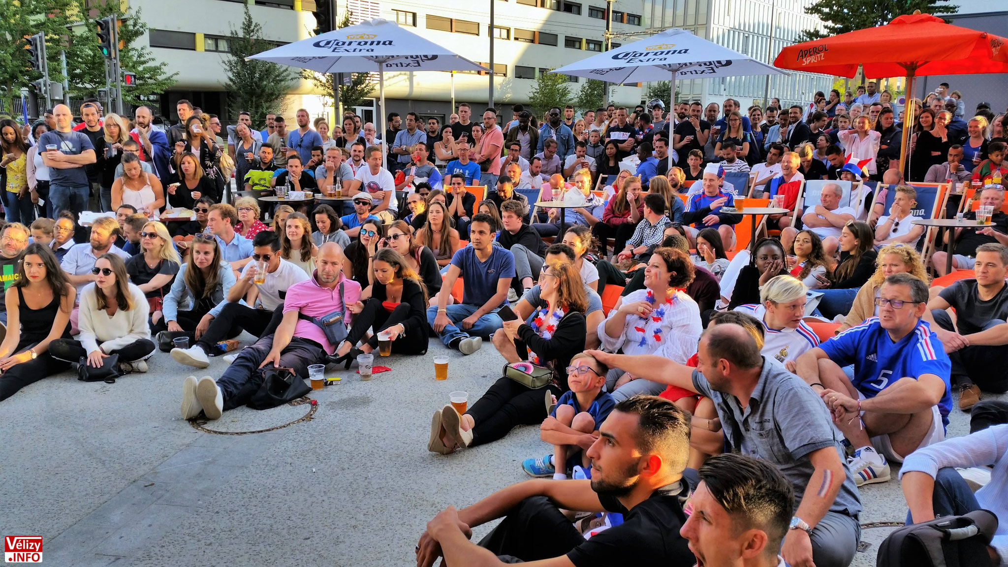 Doddy's Coffee Vélizy - Demi-Finale : France / Belgique - Mardi 10 juillet 2018.