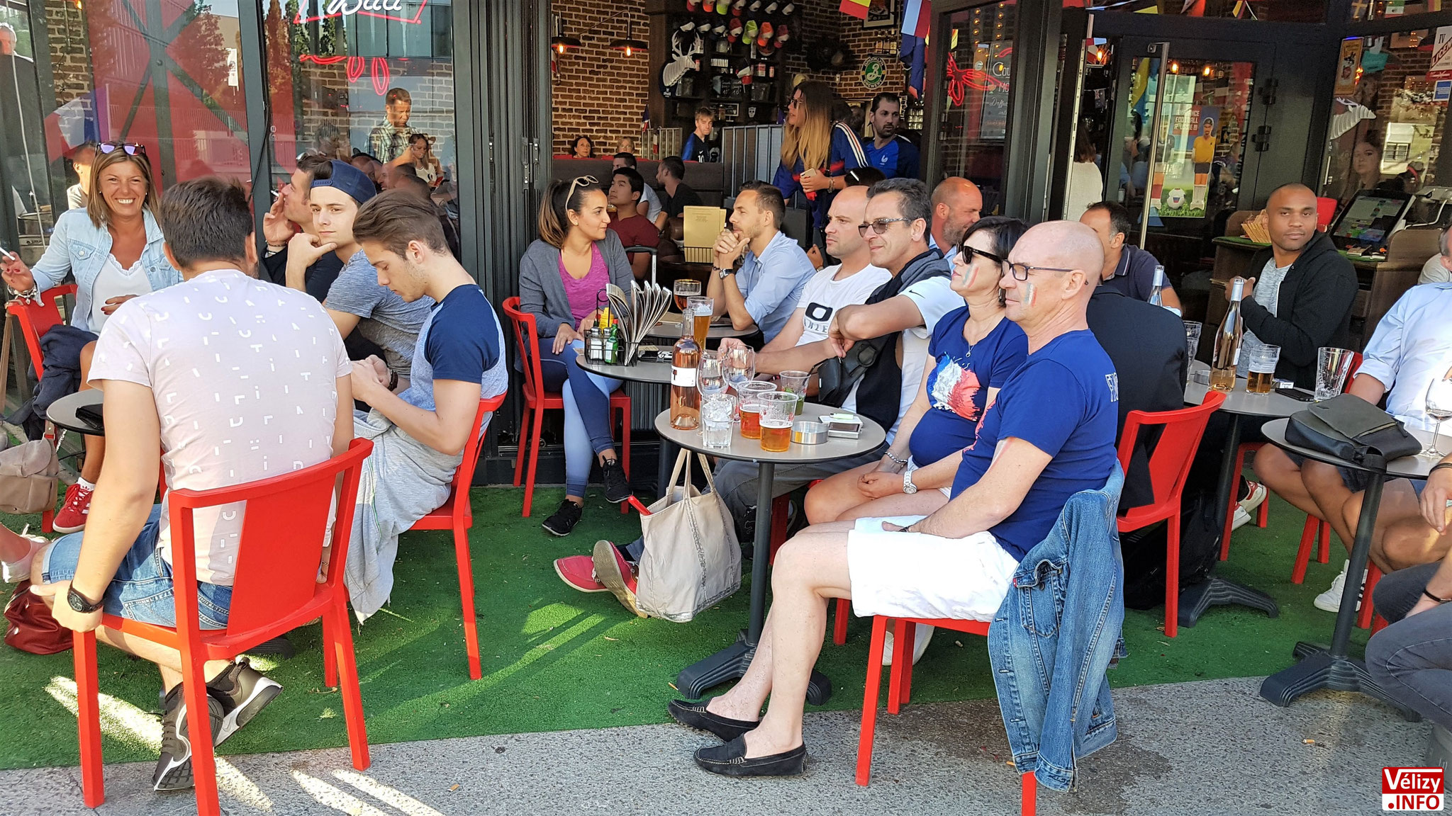 Doddy's Coffee Vélizy - Demi-Finale : France / Belgique - Mardi 10 juillet 2018.