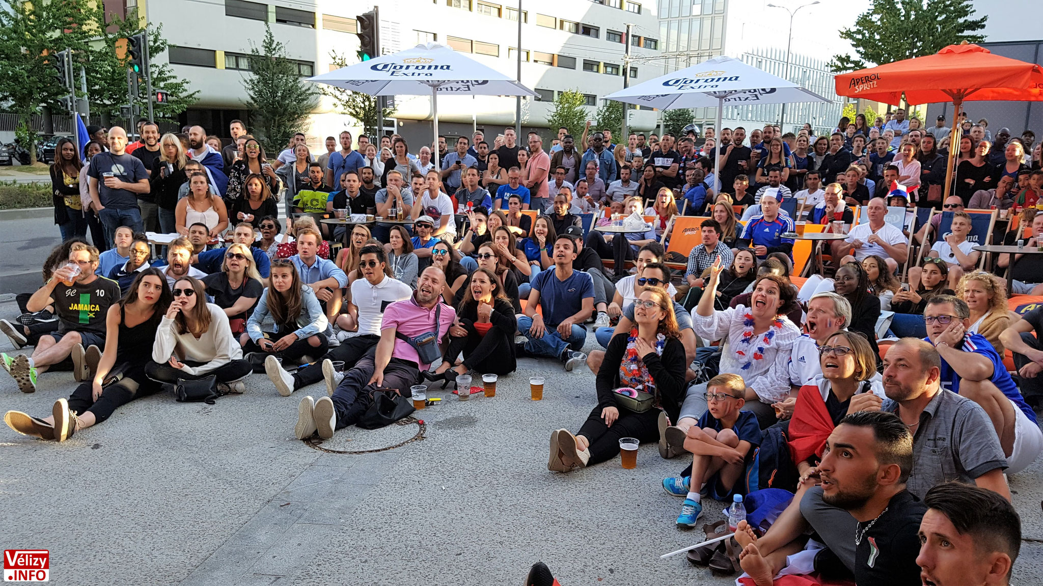 Doddy's Coffee Vélizy - Demi-Finale : France / Belgique - Mardi 10 juillet 2018.