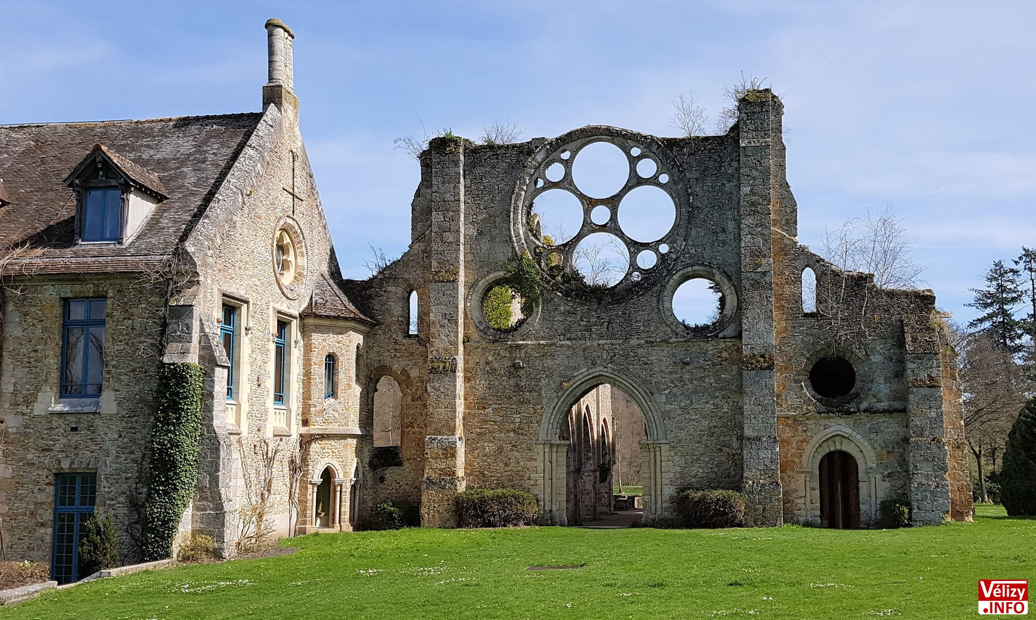 Église abbatiale des Vaux de Cernay (Yvelines -78).