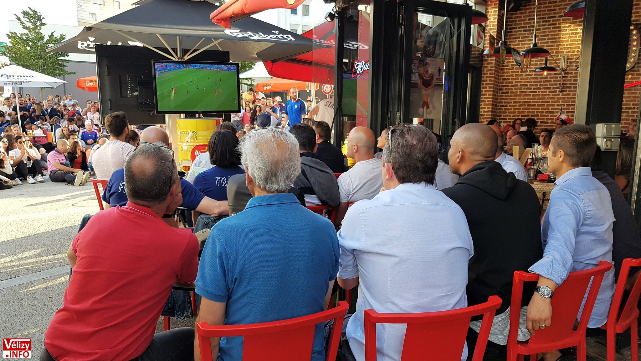 Doddy's Coffee Vélizy - Demi-Finale : France / Belgique - Mardi 10 juillet 2018.