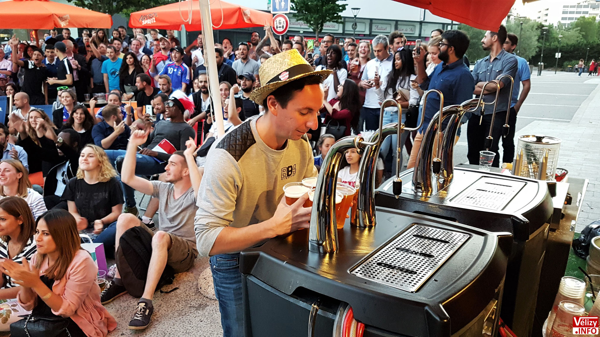 Doddy's Coffee Vélizy - Demi-Finale : France / Belgique - Mardi 10 juillet 2018.