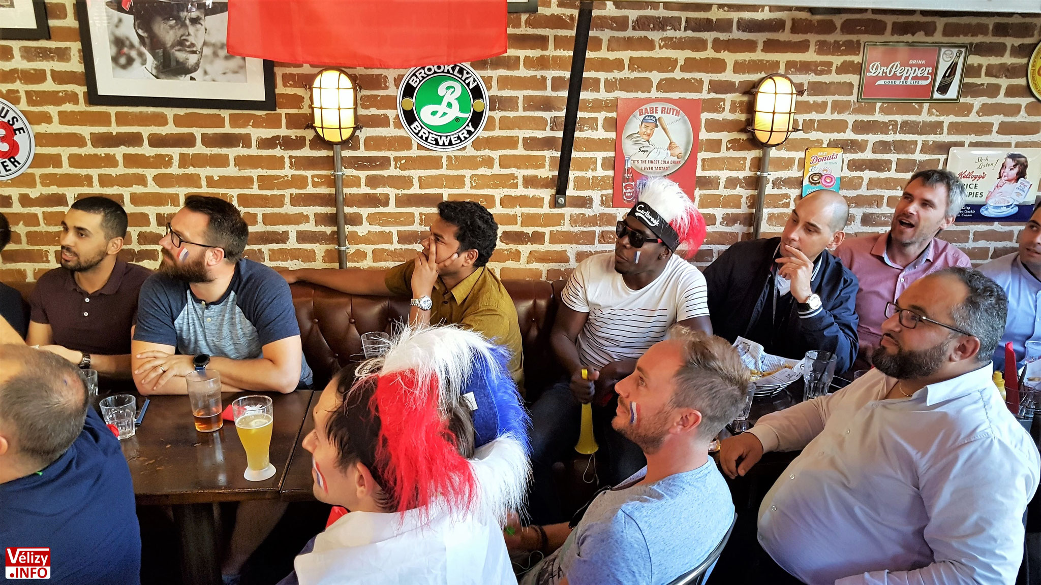 Doddy's Coffee Vélizy - Demi-Finale : France / Belgique - Mardi 10 juillet 2018.