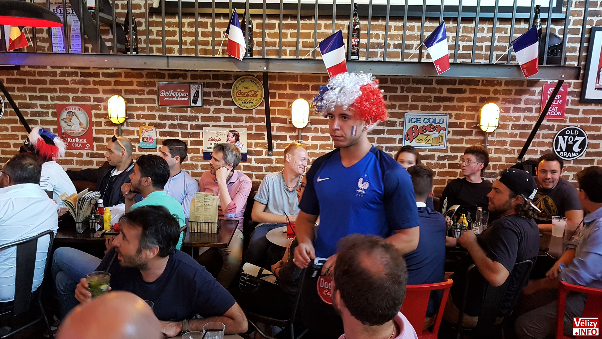 Doddy's Coffee Vélizy - Demi-Finale : France / Belgique - Mardi 10 juillet 2018.