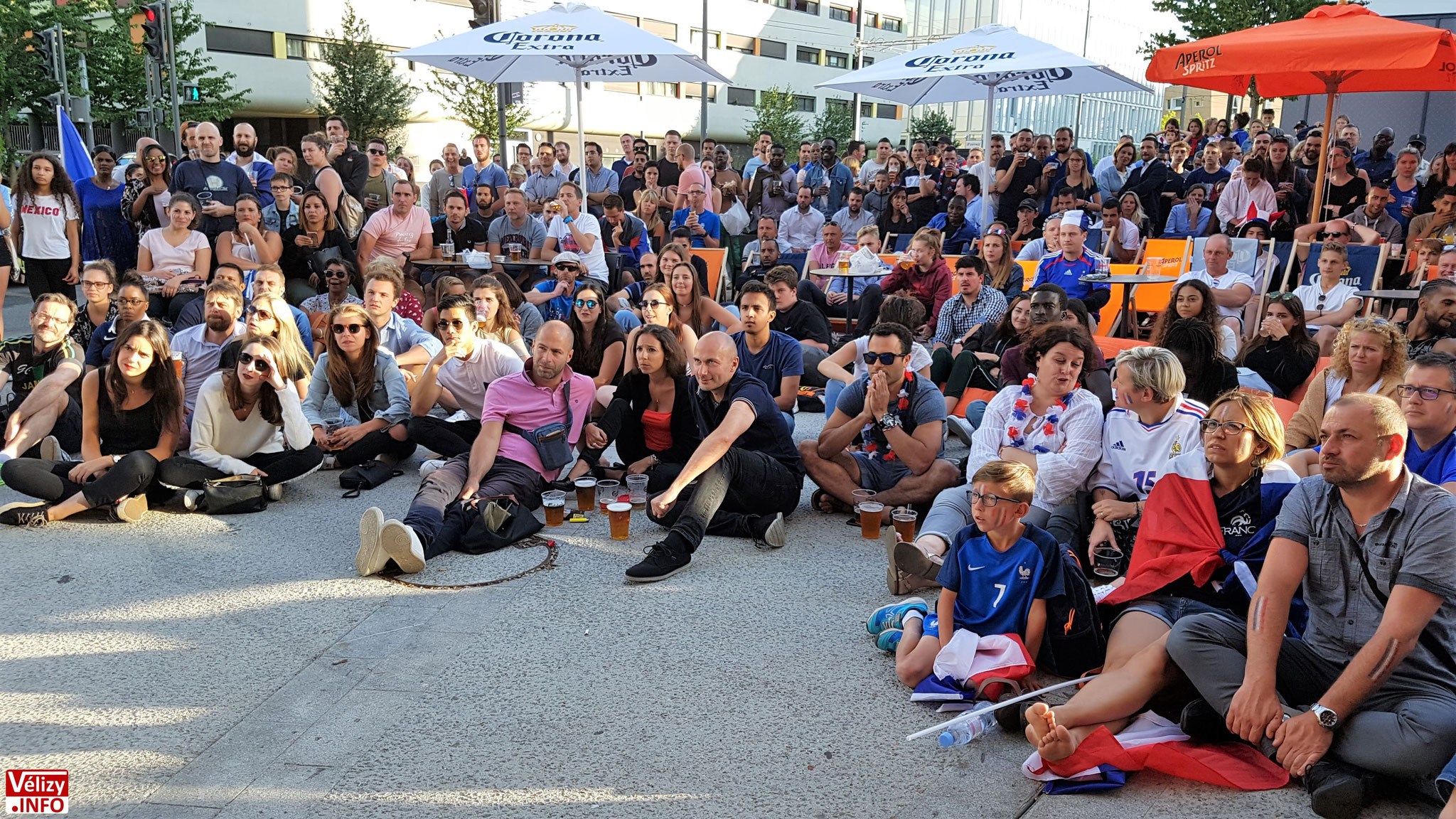 Doddy's Coffee Vélizy - Demi-Finale : France / Belgique - Mardi 10 juillet 2018.
