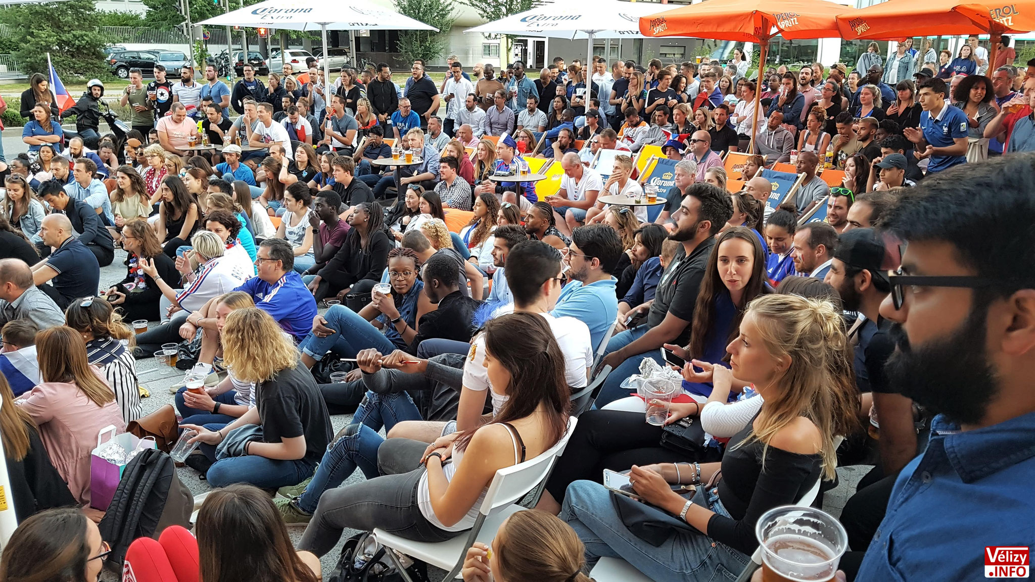 Doddy's Coffee Vélizy - Demi-Finale : France / Belgique - Mardi 10 juillet 2018.