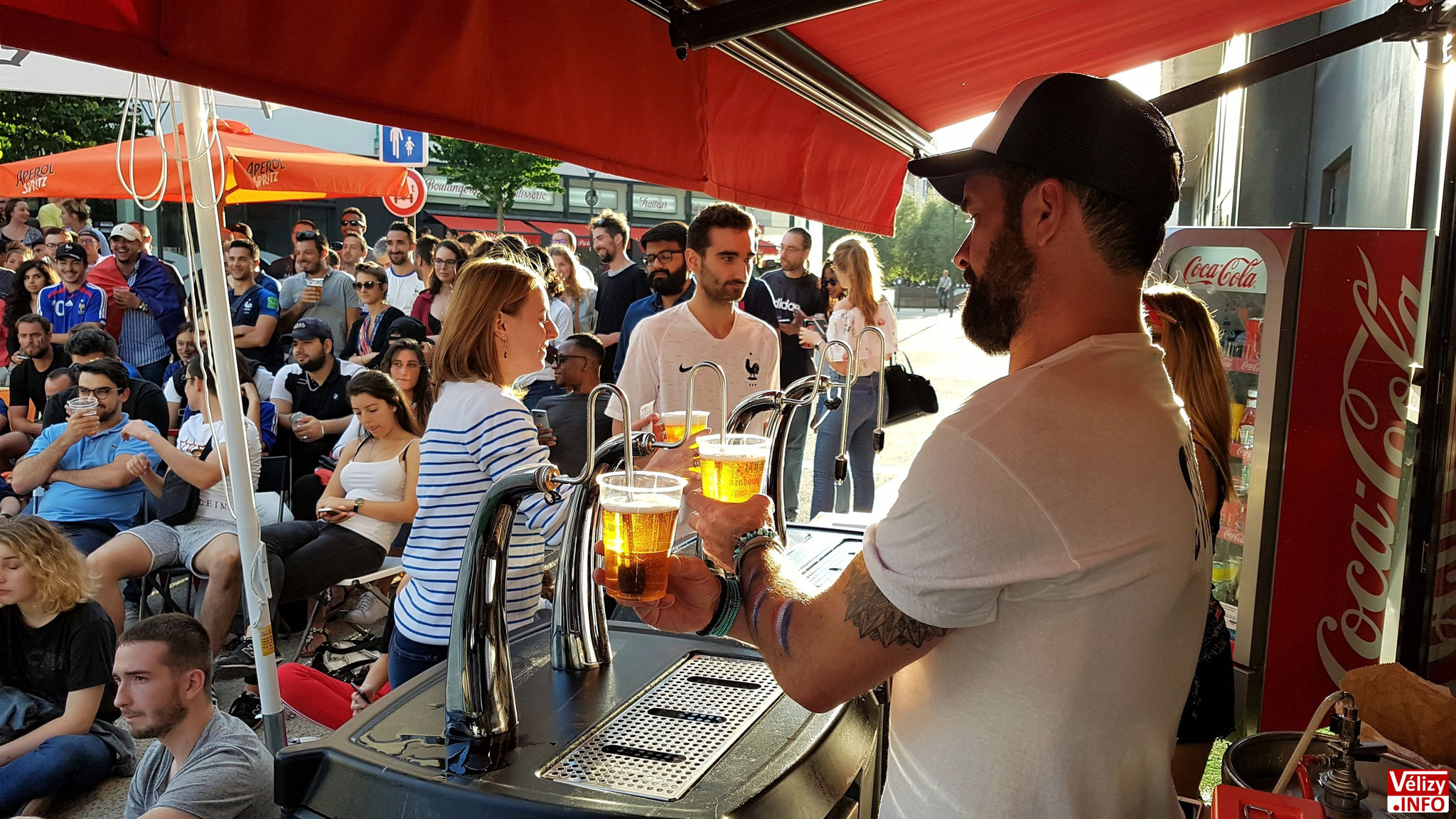 Doddy's Coffee Vélizy - Demi-Finale : France / Belgique - Mardi 10 juillet 2018.