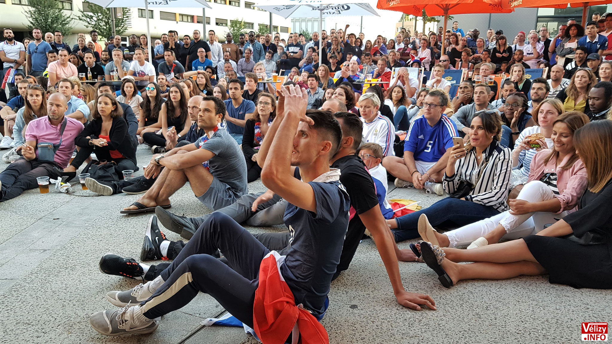 Doddy's Coffee Vélizy - Demi-Finale : France / Belgique - Mardi 10 juillet 2018.