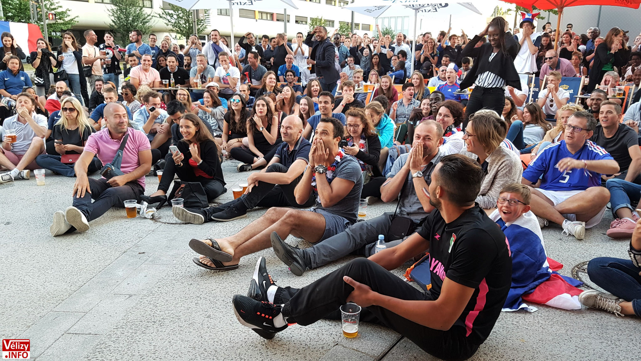 Doddy's Coffee Vélizy - Demi-Finale : France / Belgique - Mardi 10 juillet 2018.