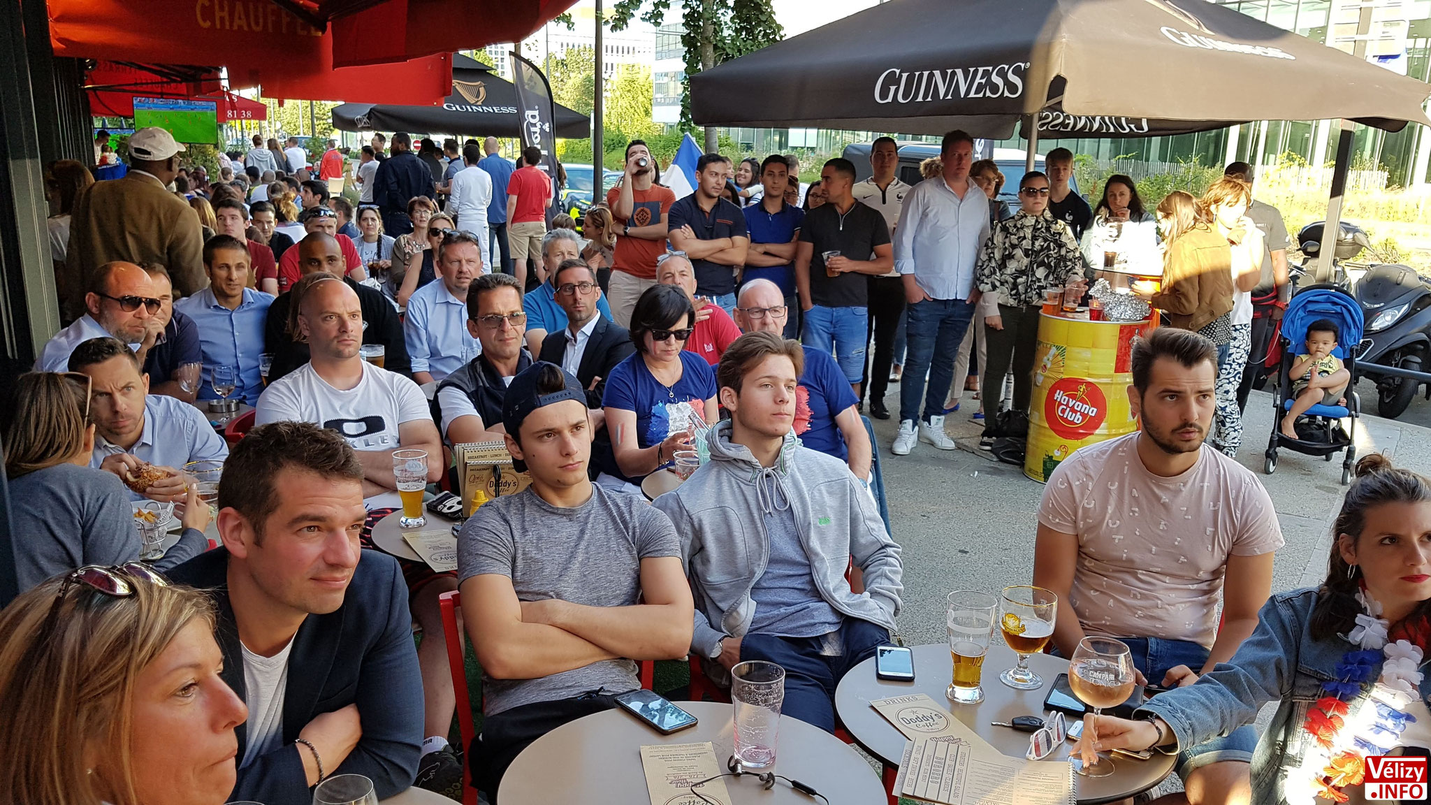 Doddy's Coffee Vélizy - Demi-Finale : France / Belgique - Mardi 10 juillet 2018.