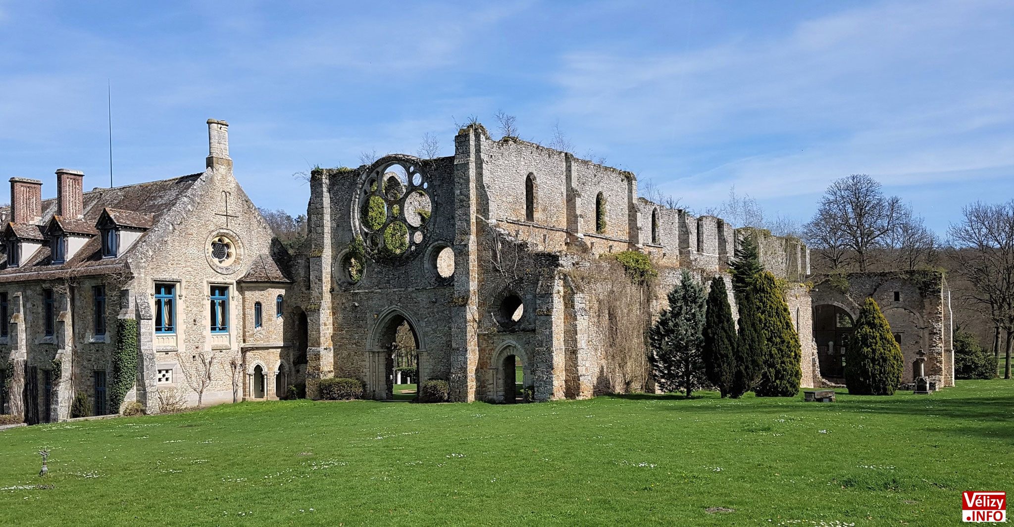 Église abbatiale des Vaux de Cernay (Yvelines -78).